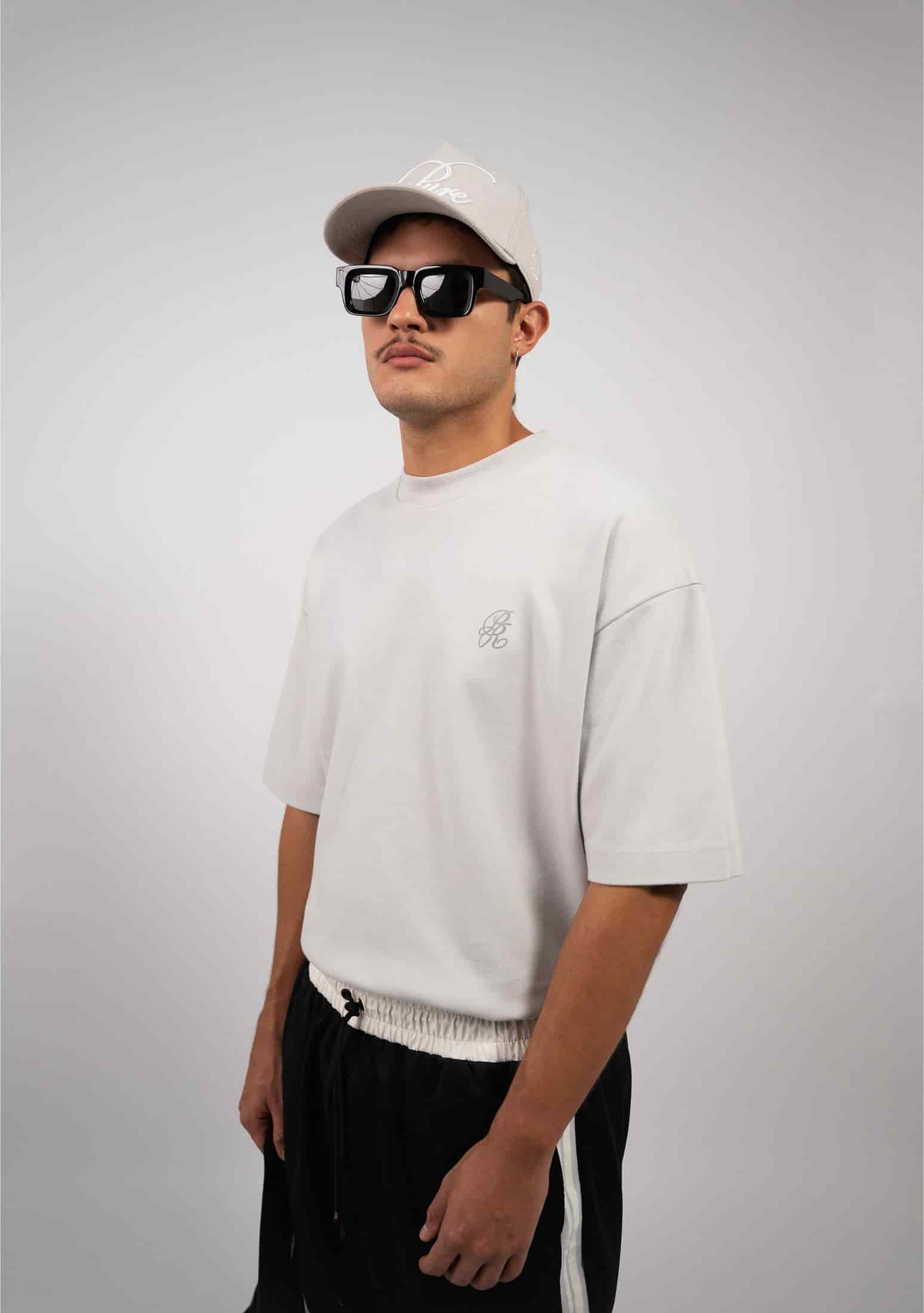 Gray Logo T-Shirt - miniatura 1