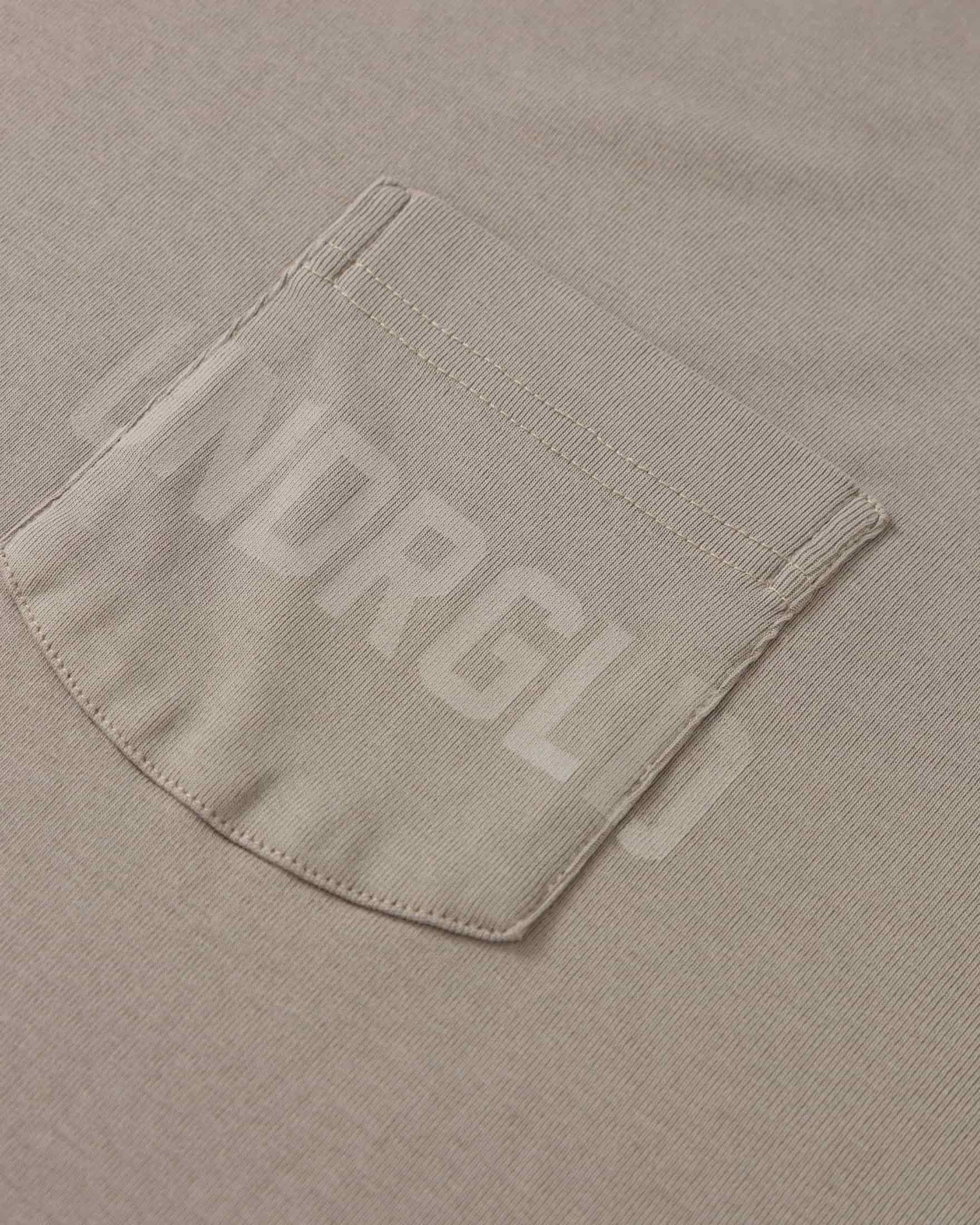 Basics UNDRGLD Boxy Fit Pocket Tshirt Light Brown - miniatura 4