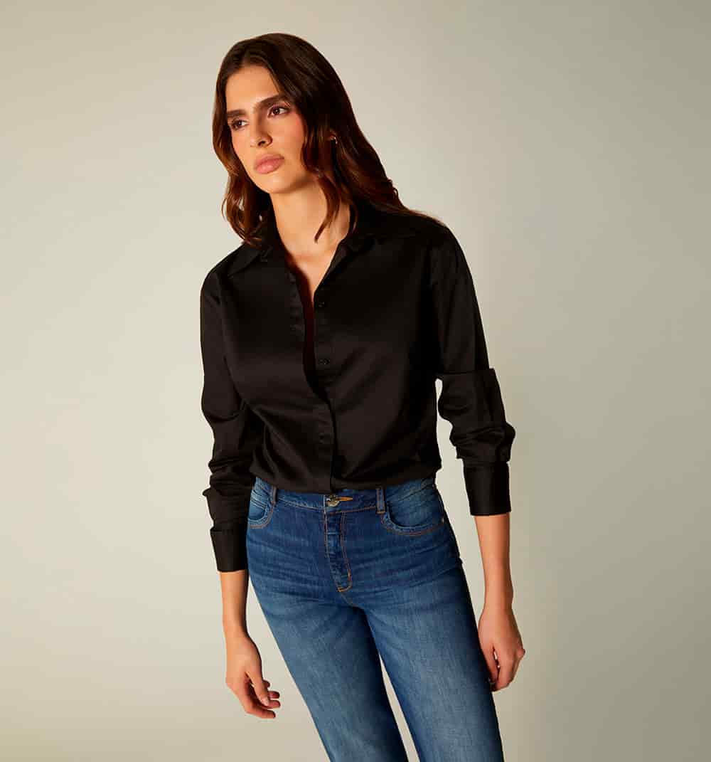 Camisera manga larga puño con mancornas - miniatura 8
