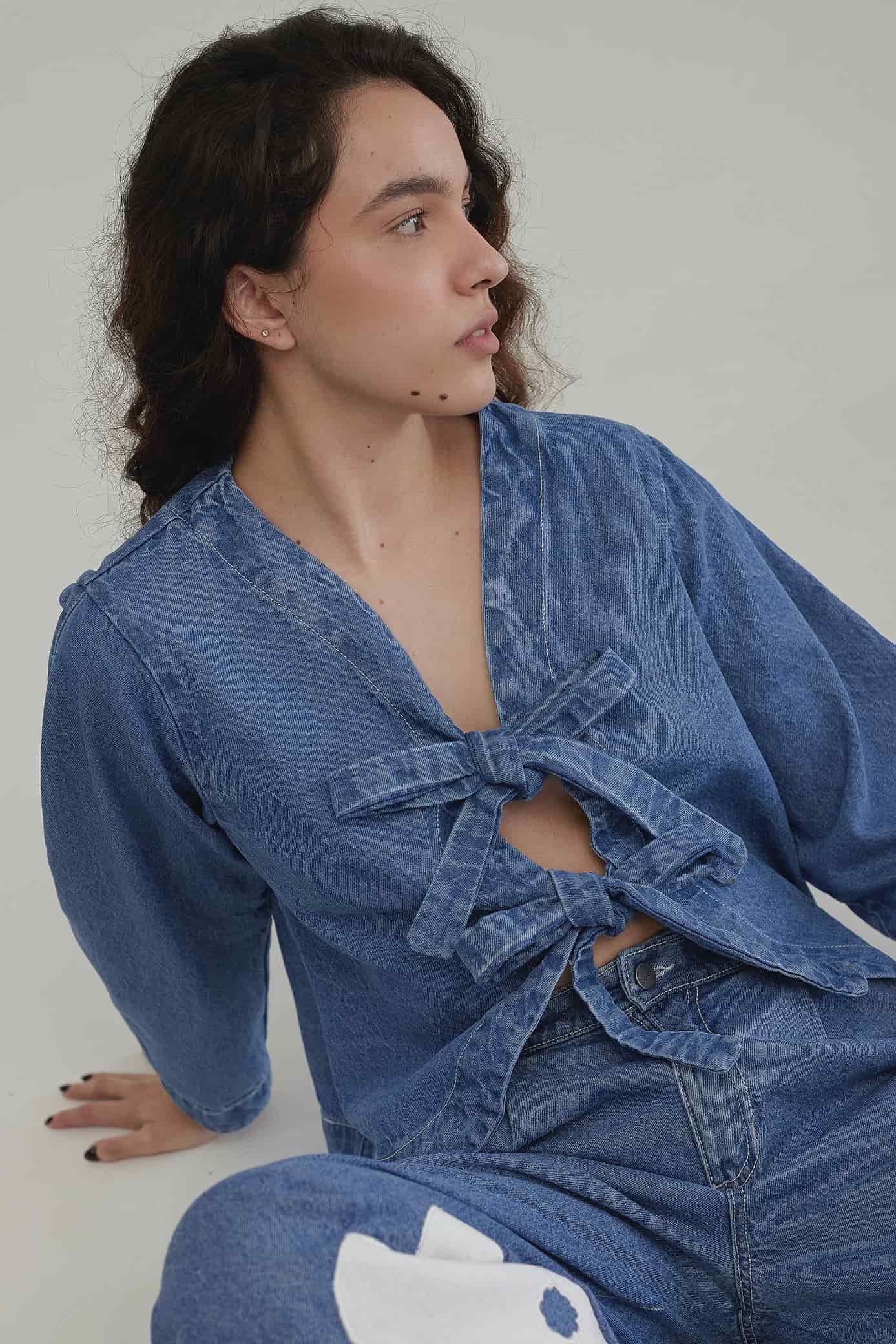 Top Marina Denim - miniatura 4
