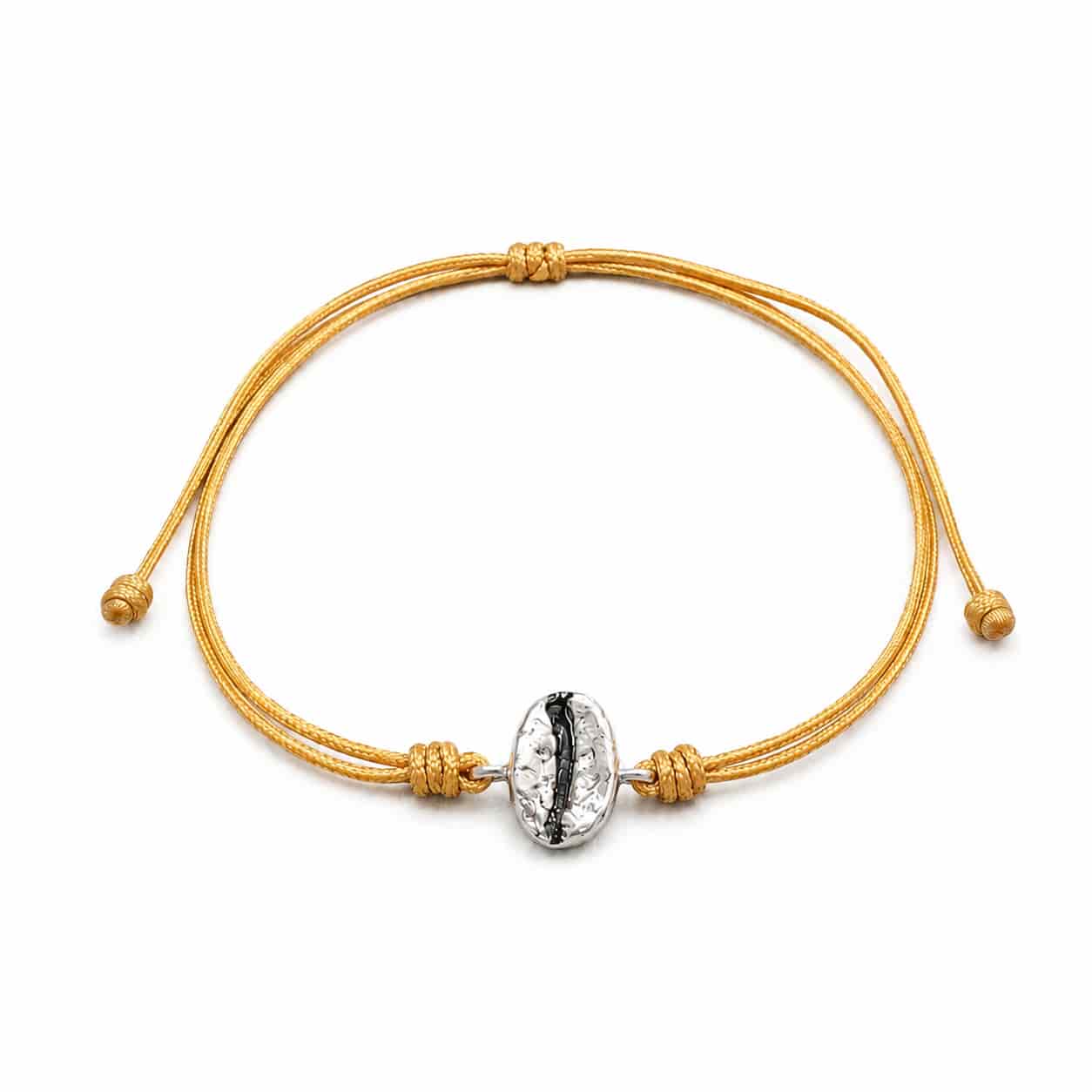 Pulsera grano de café Caturra en plata - Vamos cafeteros - miniatura 3