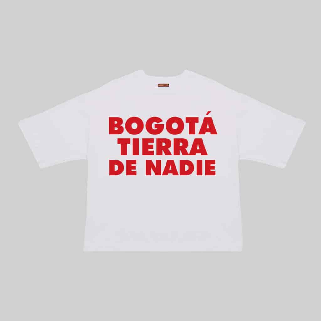 Camiseta Bogotá Tierra de Nadie Blanca - miniatura 1