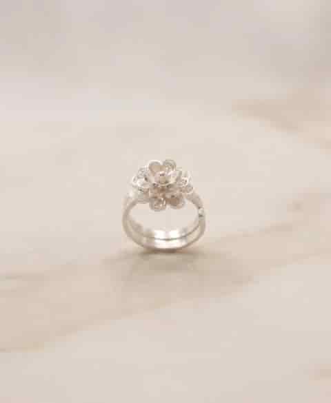Argolla Ojo Turco plata ley 925 - miniatura 2