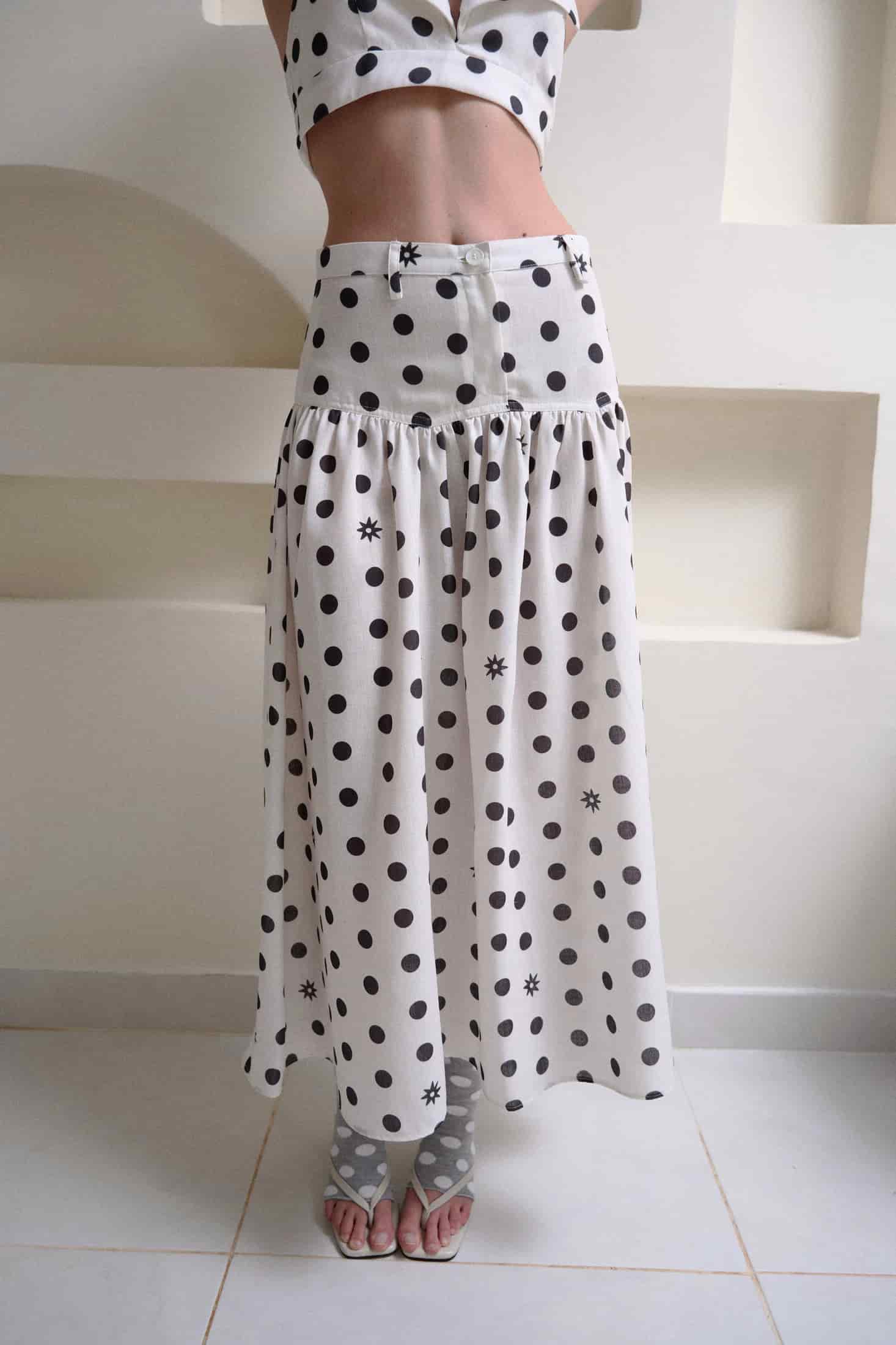DOTTIE MAXI SKIRT - miniatura 2