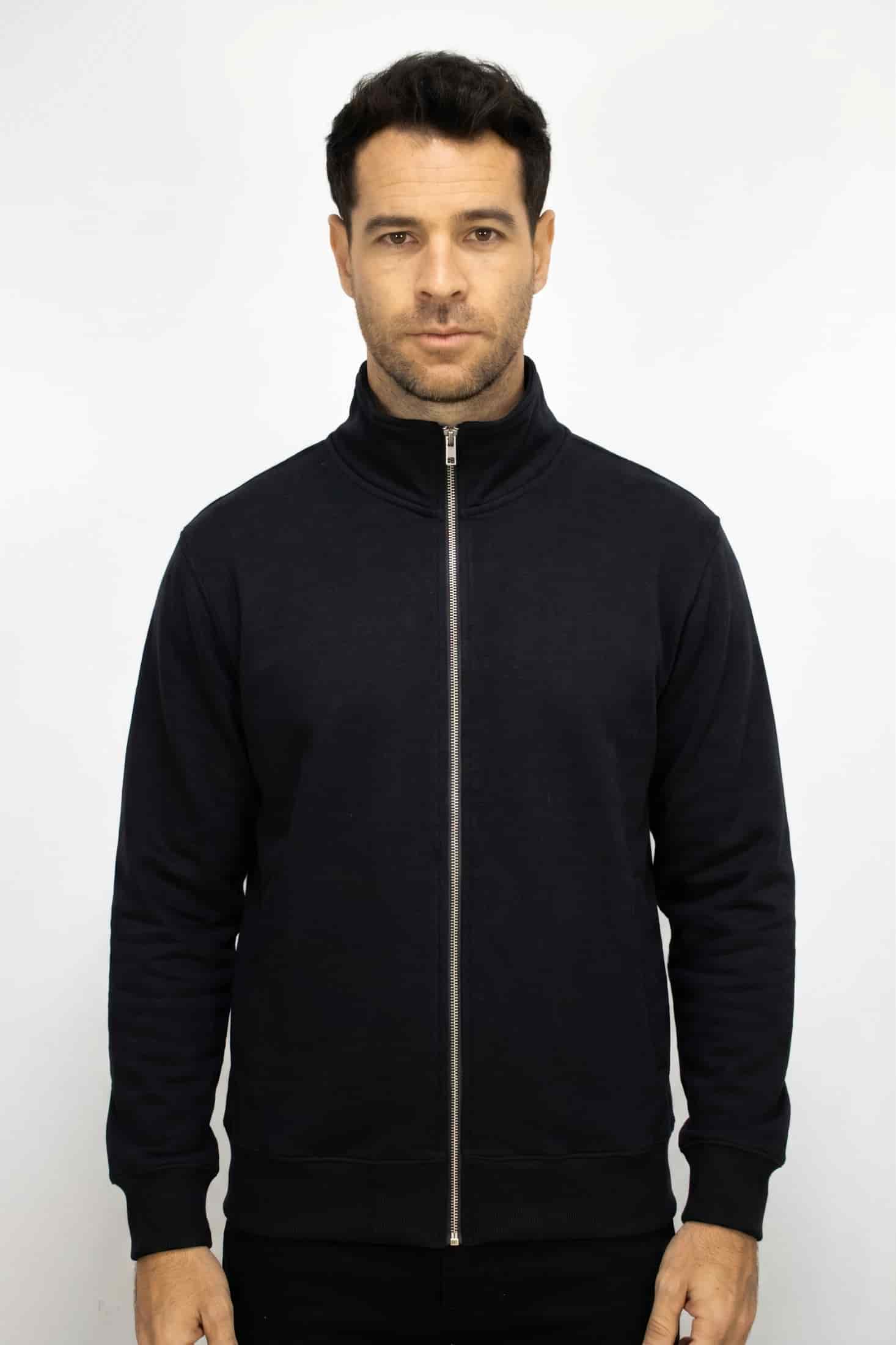 Saco negro con Cremallera para hombre - miniatura 1