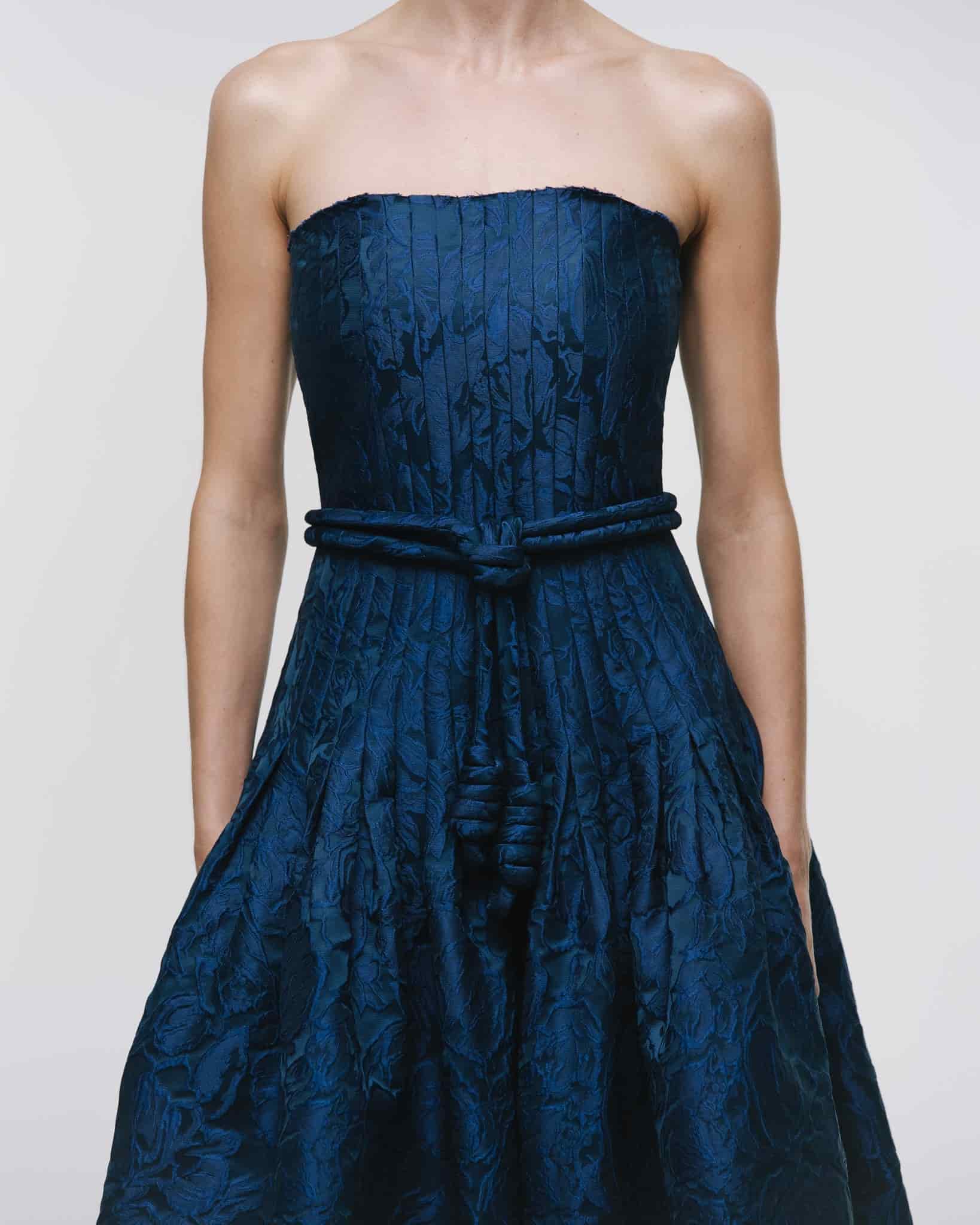'CAMELIA' MIDI DRESS WITH BELT - miniatura 4
