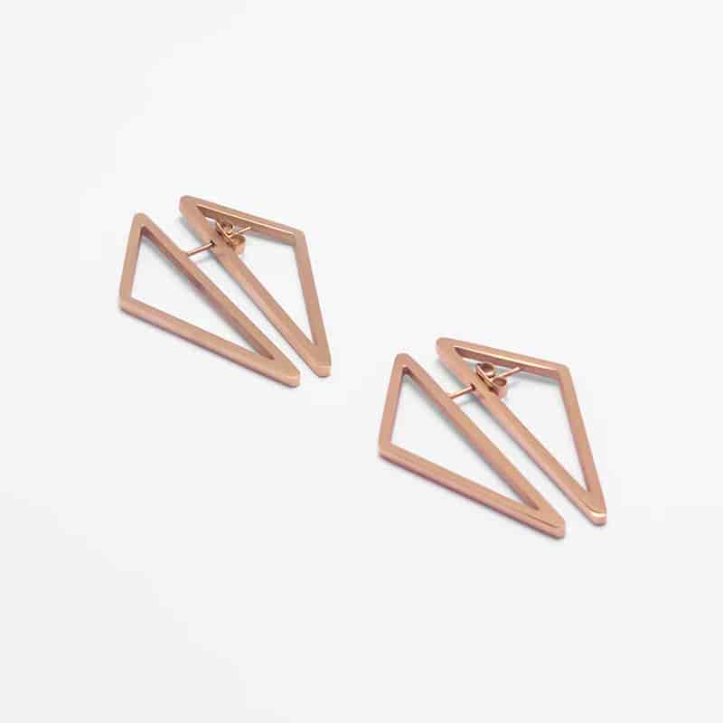 Aretes Diplo Dorado - miniatura 2