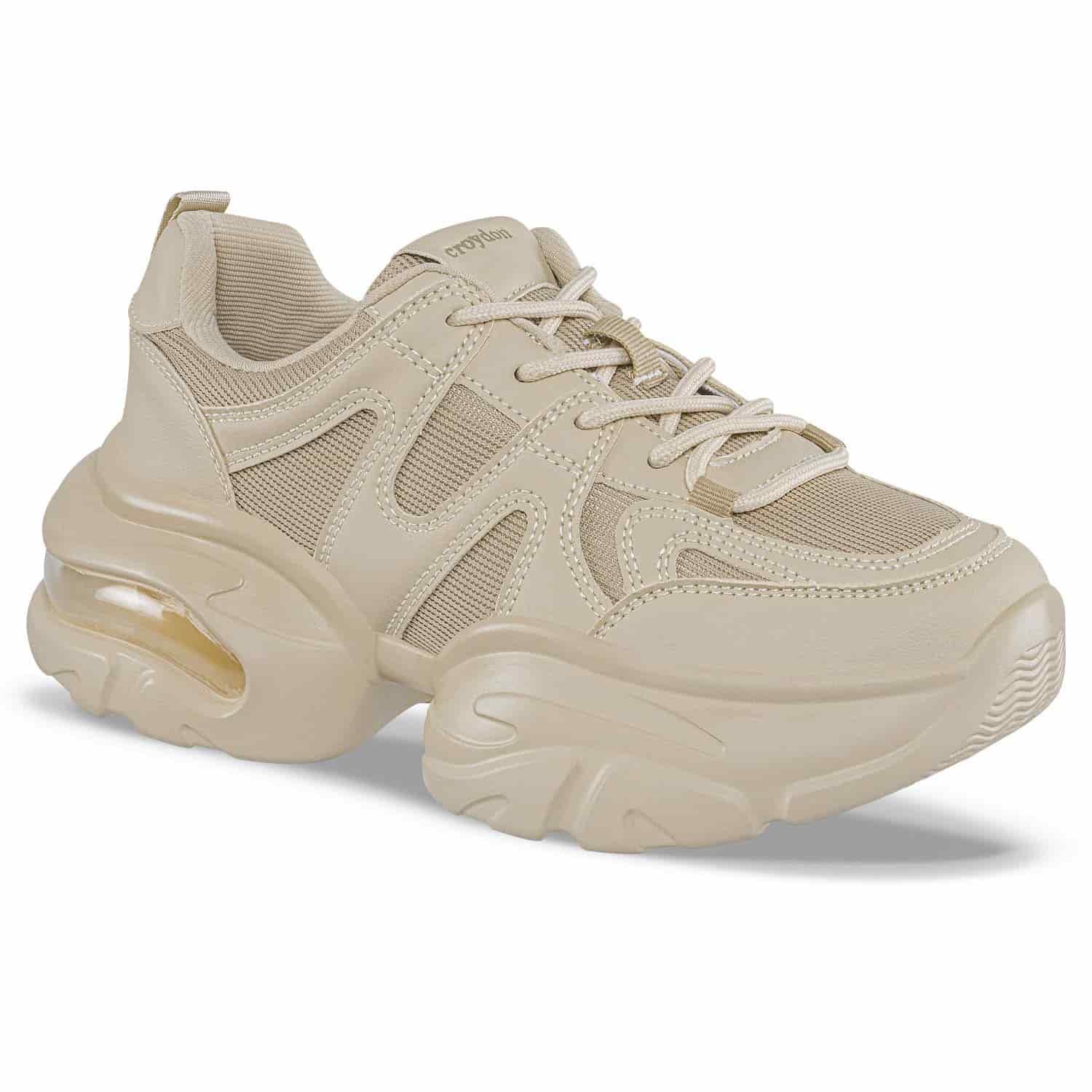 Tenis Urbanos Rini Beige Croydon para Mujer - miniatura 1