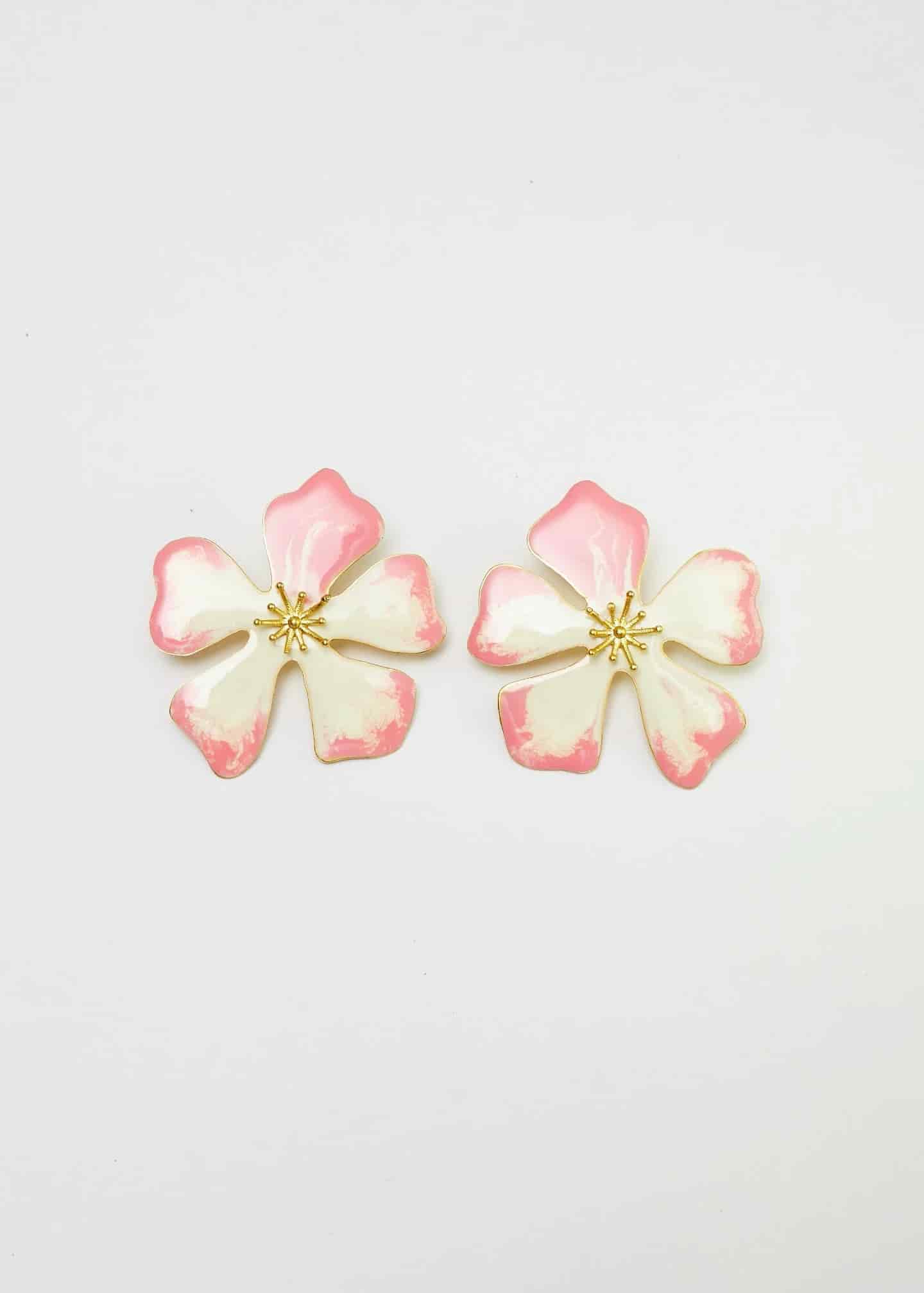 Aretes Aurora Maxi rosa swirl - miniatura 4