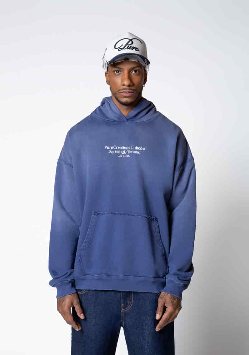 Dopamine blue hoodie - miniatura 2