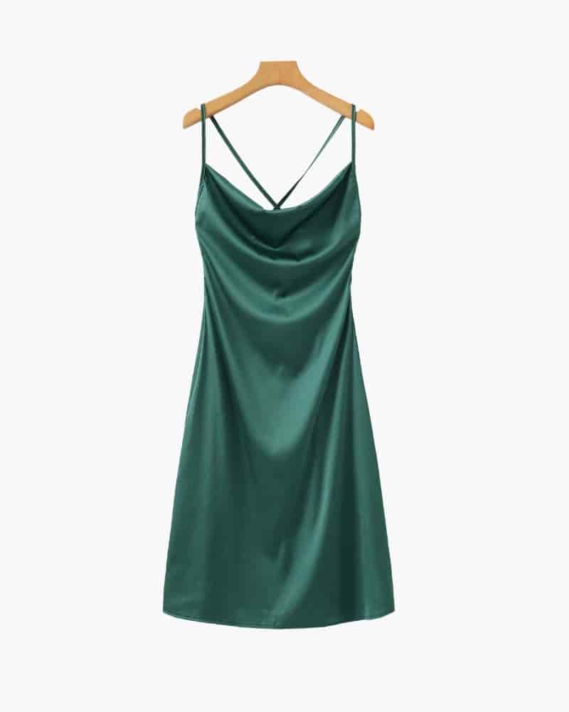 Old Money Silk Slip Dress - miniatura 1