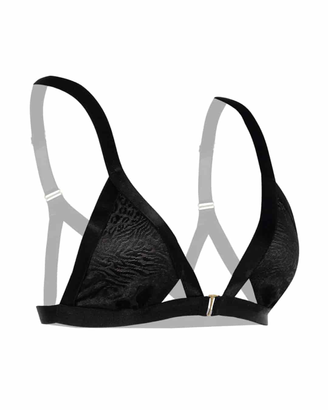 Bralette animal print - NOCTURNAL NEGRO - miniatura 3