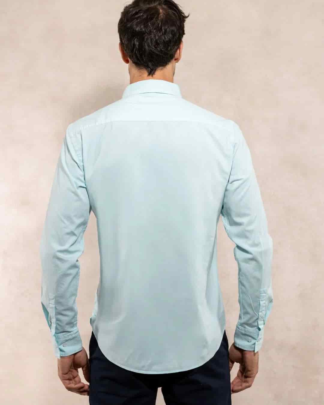 Camisa Antimanchas Popelina Baby Blue - miniatura 10