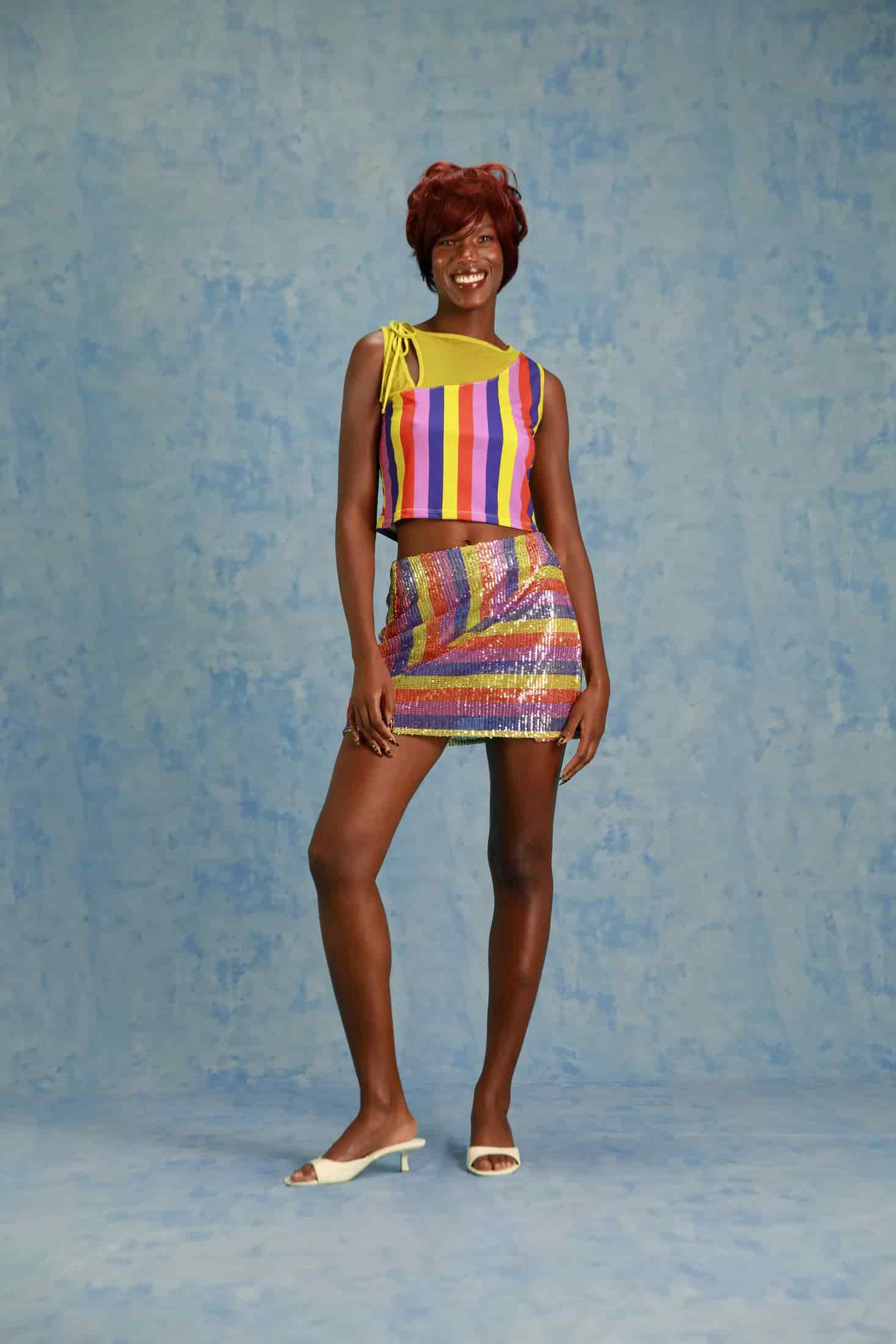 MAGDALENA STRIPE SKIRT - miniatura 1
