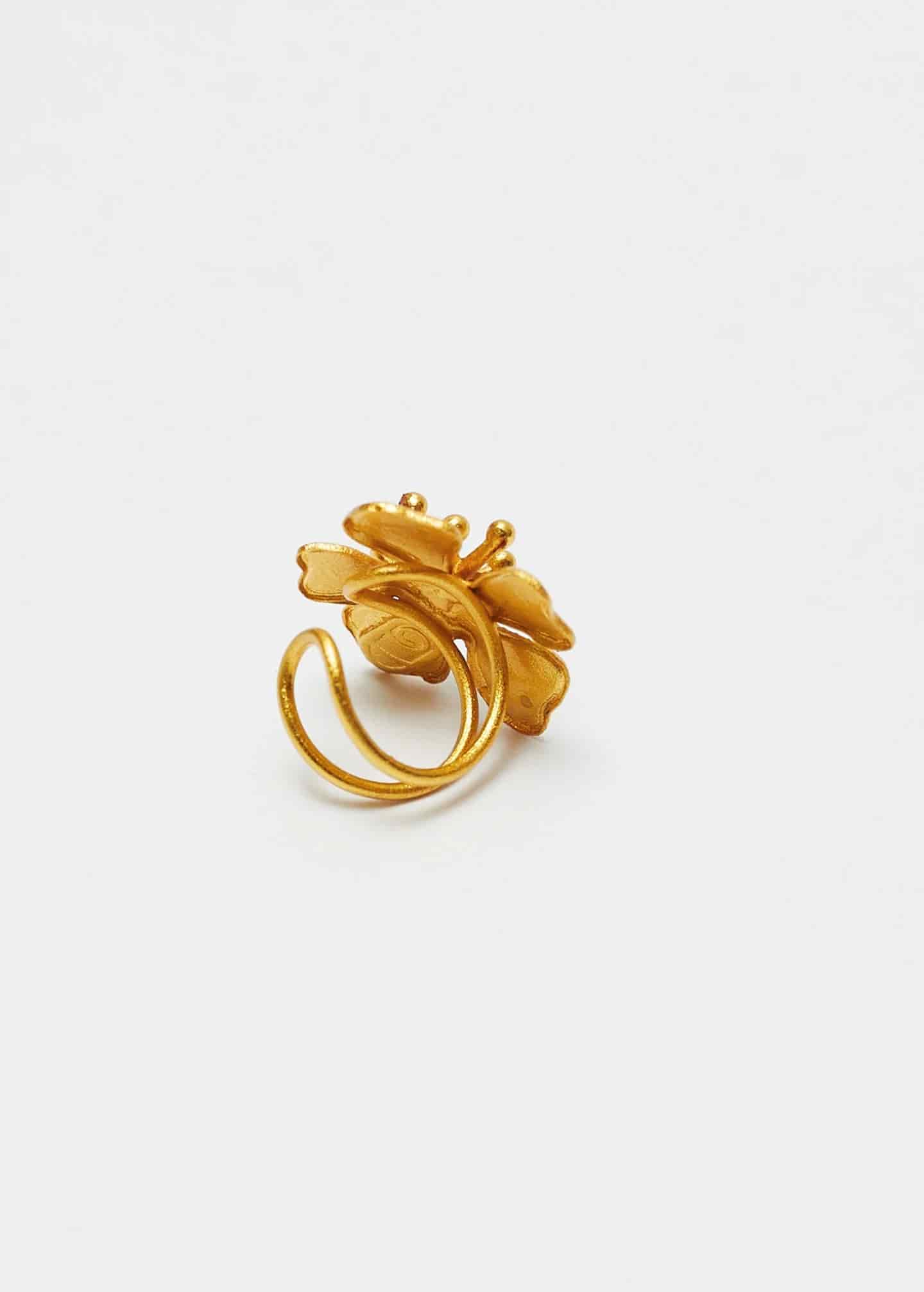Earcuff Aurora mini rojo vino - miniatura 6