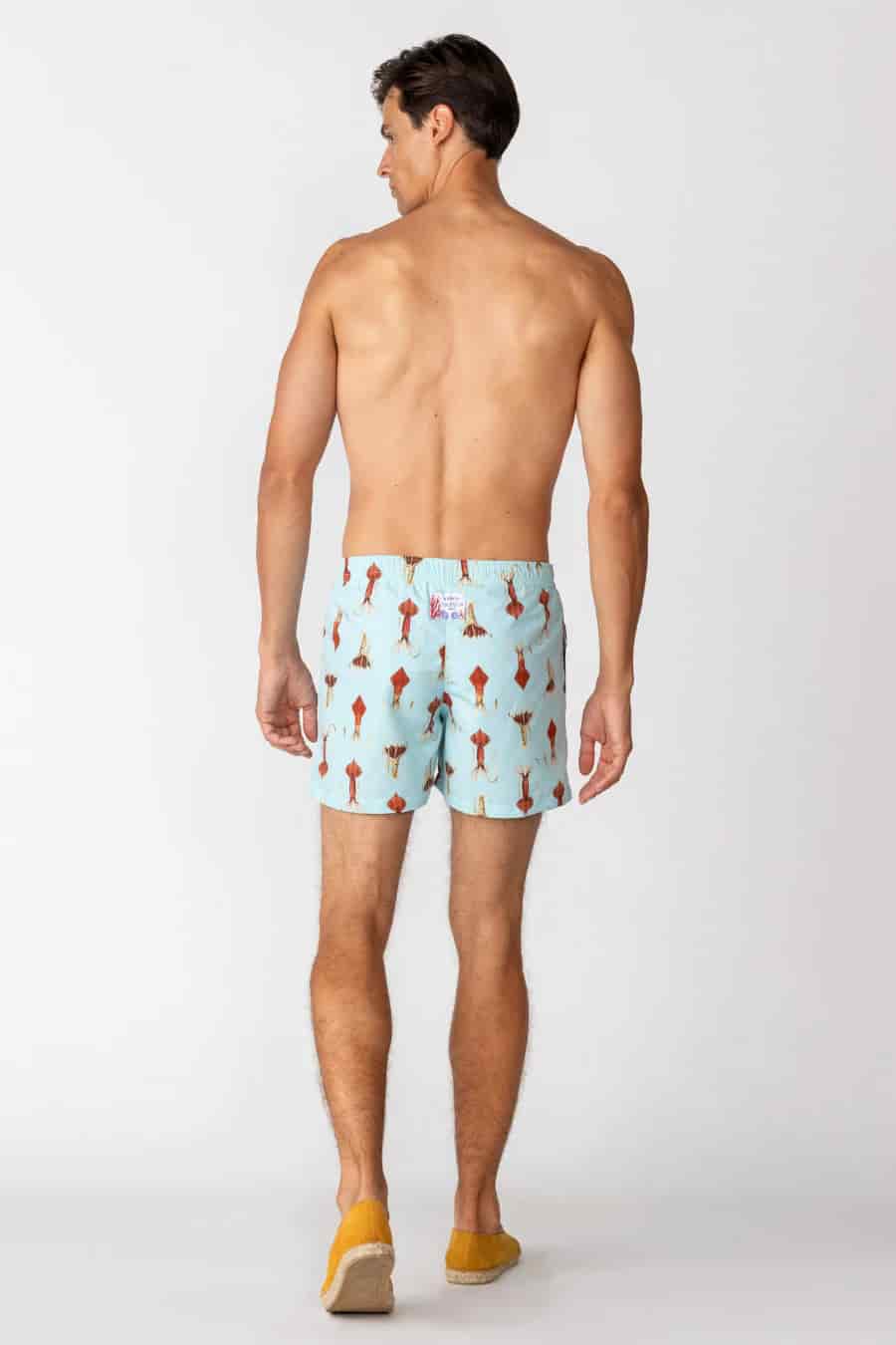 Men's swim trunk white egret - miniatura 4