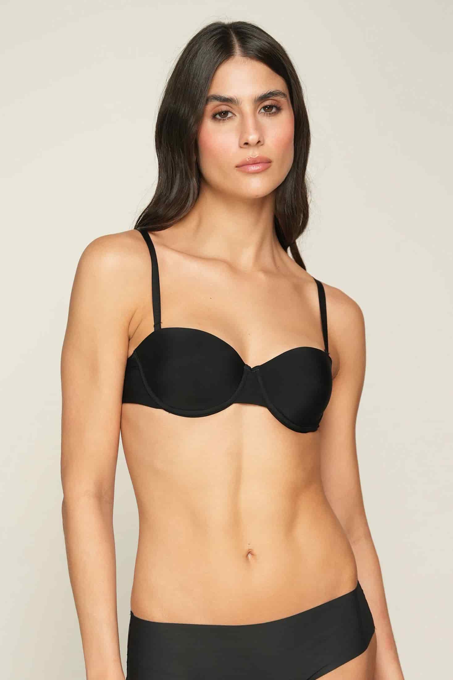 BRASIER STRAPLESS ELLIPSE ESENCIAL NEGRO - miniatura 1