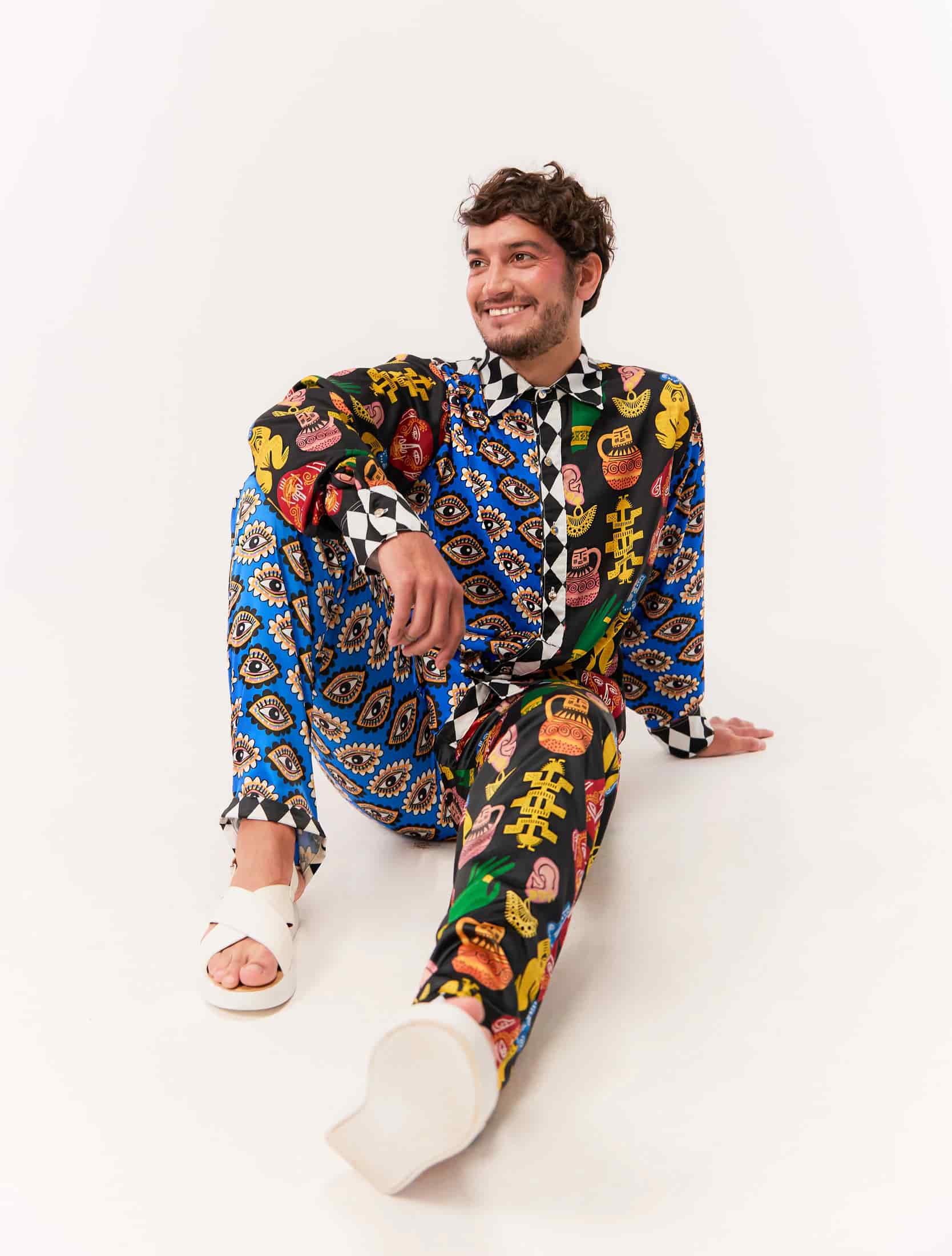 Pantalón Unisex / Estampado Sentido Precolombino - miniatura 3