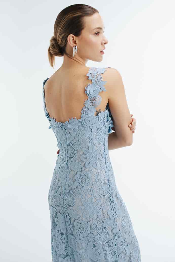 ORCHID ISLAND MAXI DRESS SKY - miniatura 2