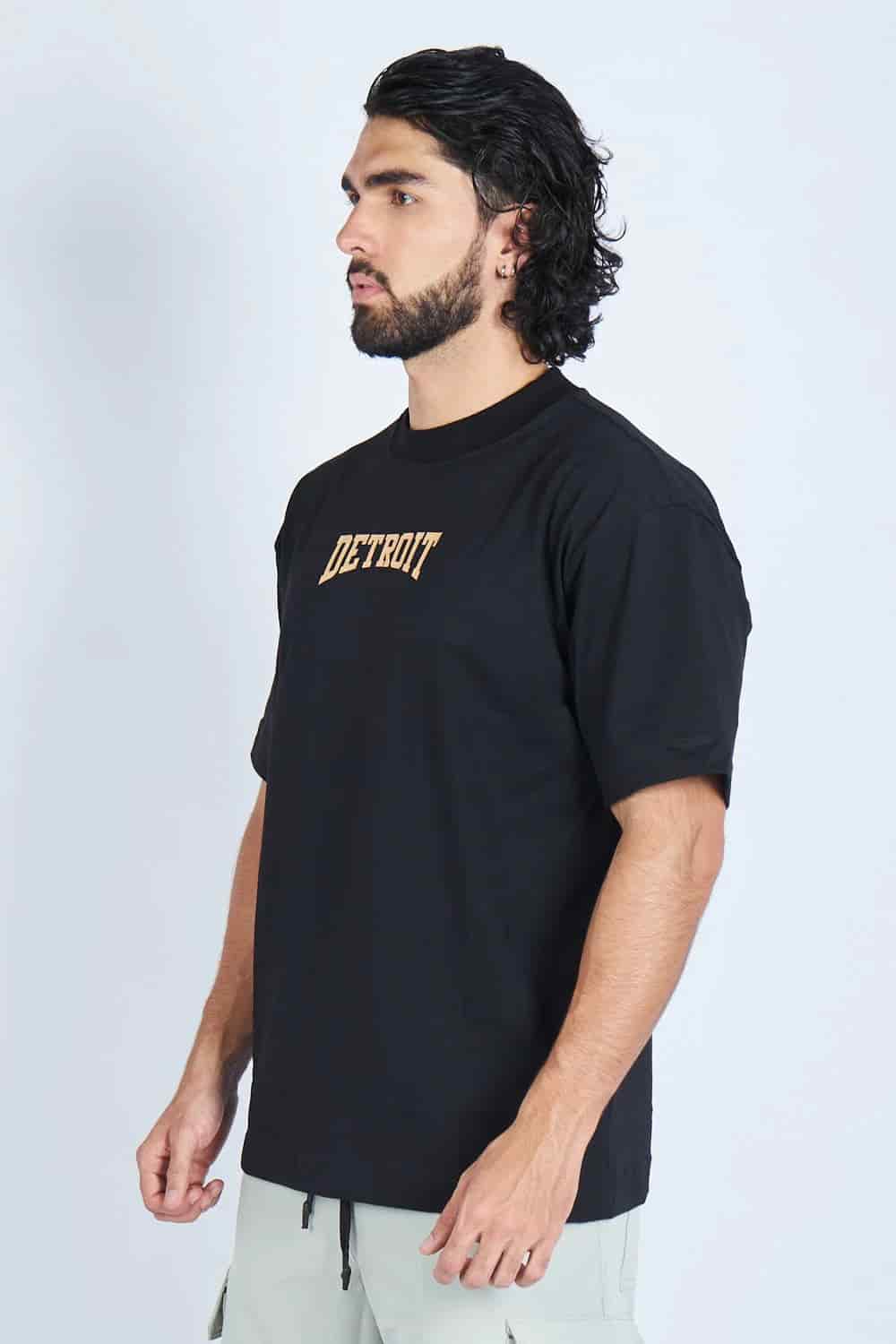 Camiseta oversize DETROIT NEGRO | DROP 03 | - miniatura 7