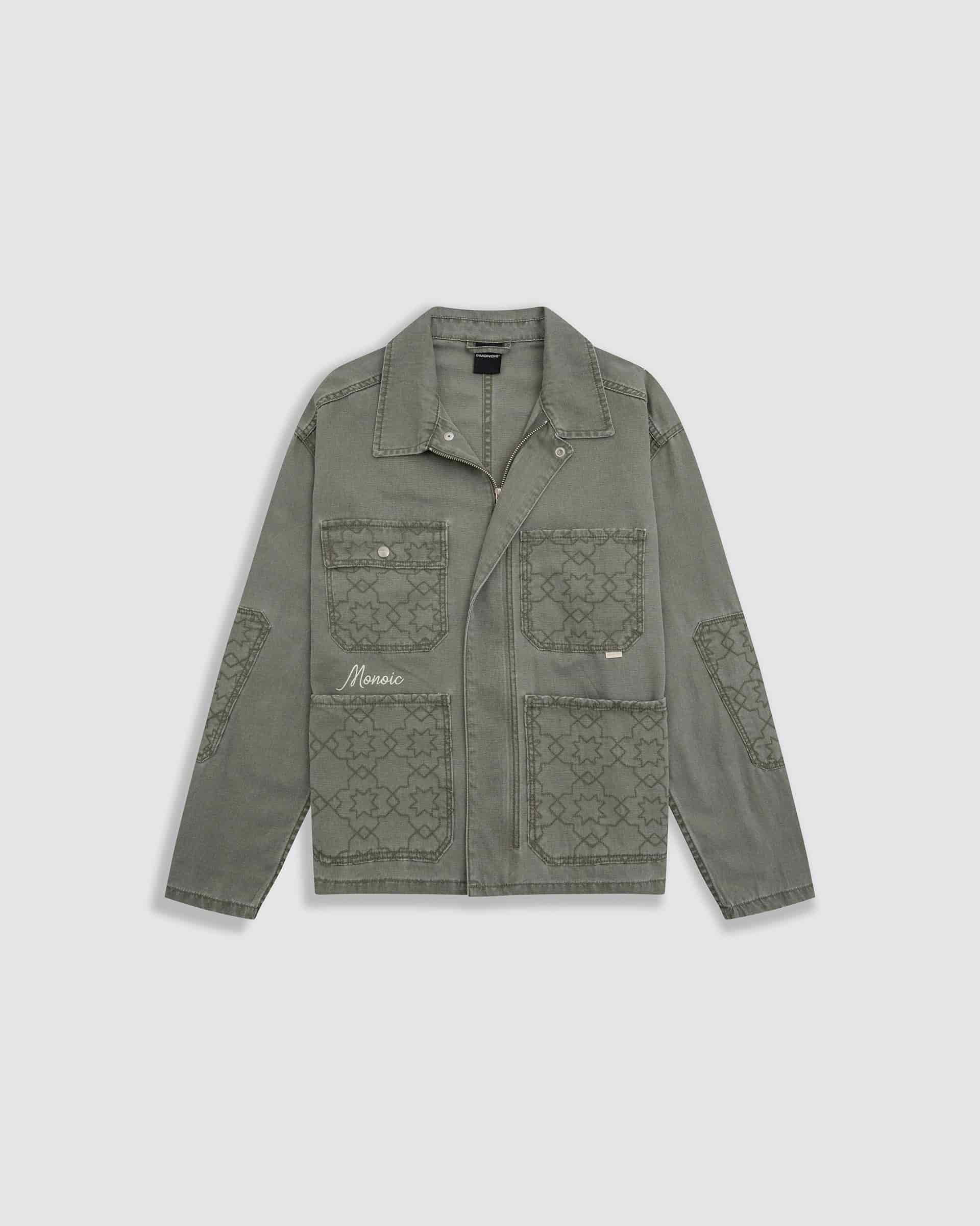 Chore Drill Jacket - Verde Oliva - miniatura 1