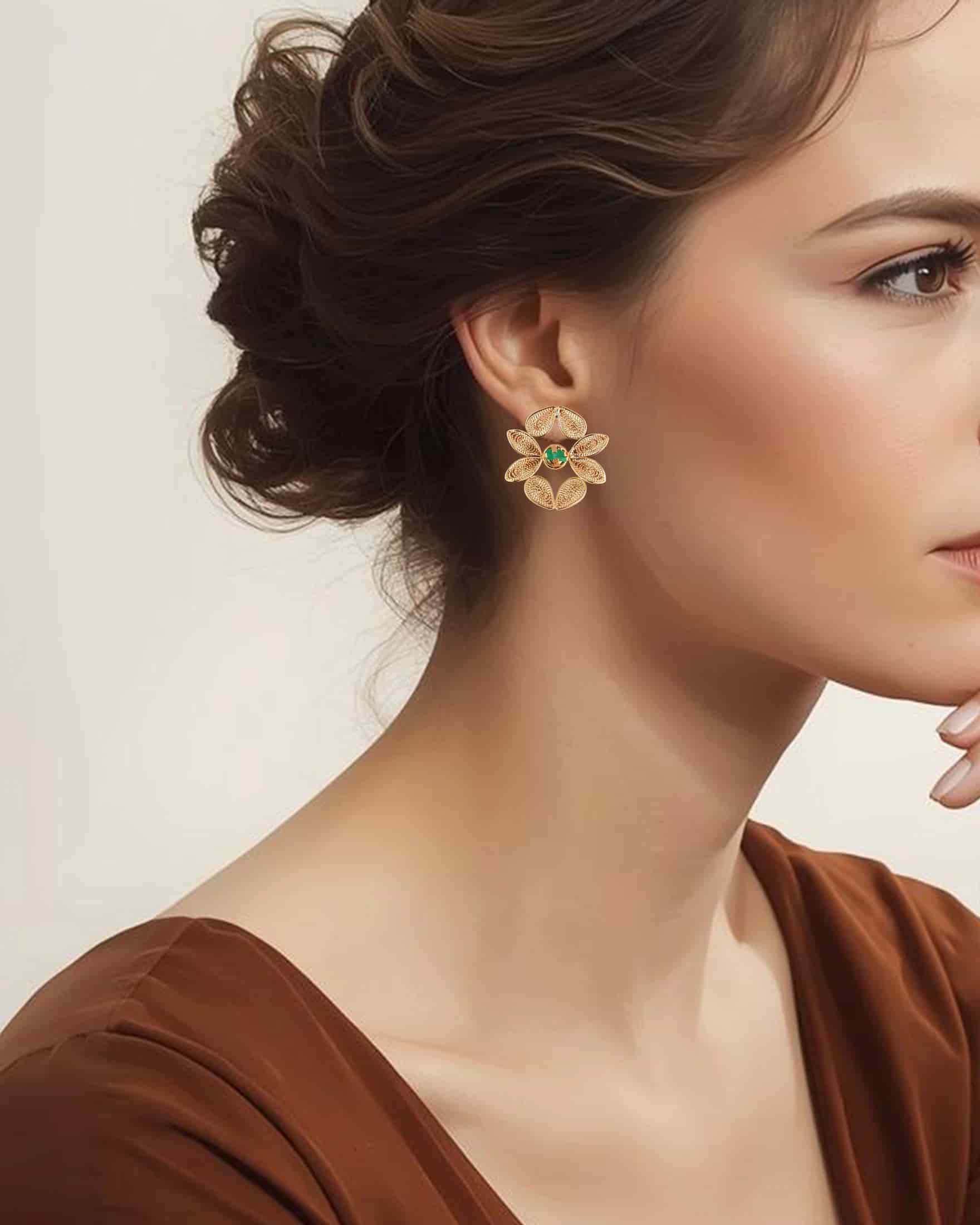 Aretes en filigrana Gregory - miniatura 6