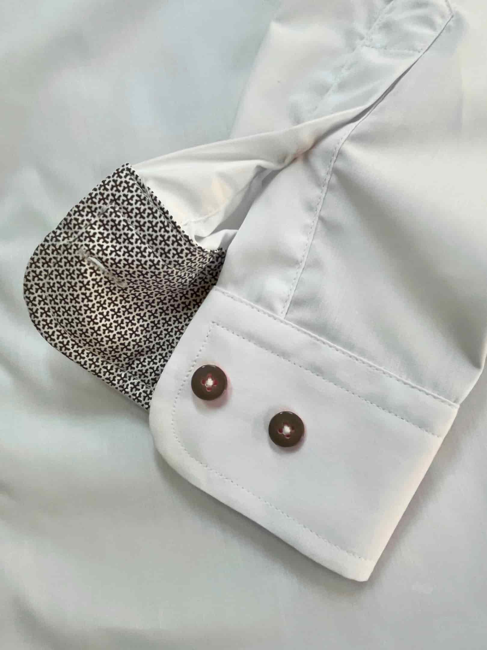 Camisa slim fit blanco - miniatura 4