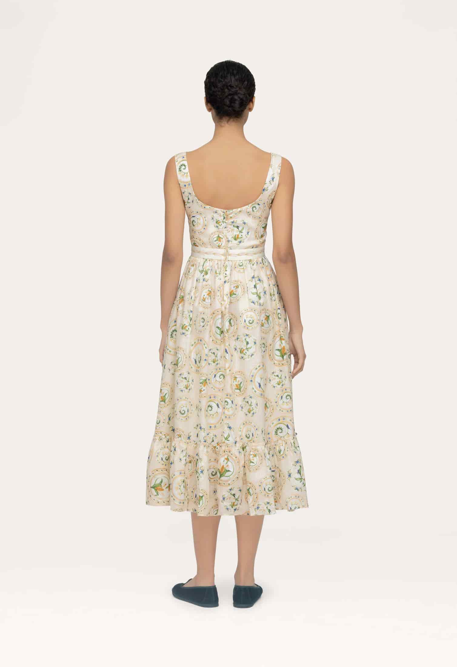 Melon Menaje Midi Dress - miniatura 3