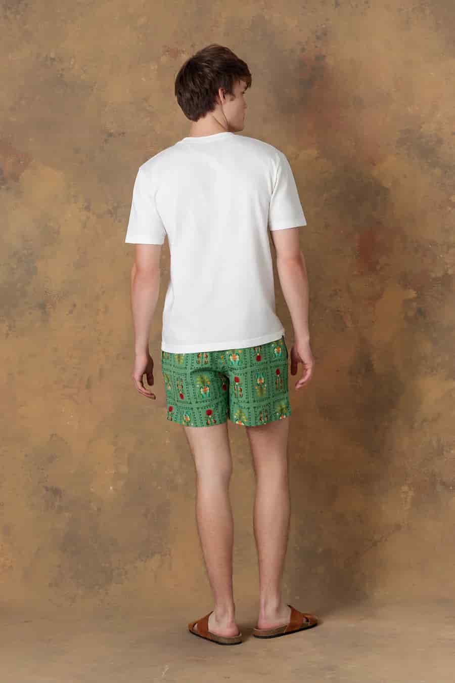 Men's cotton t-shirt amanzi white - miniatura 6