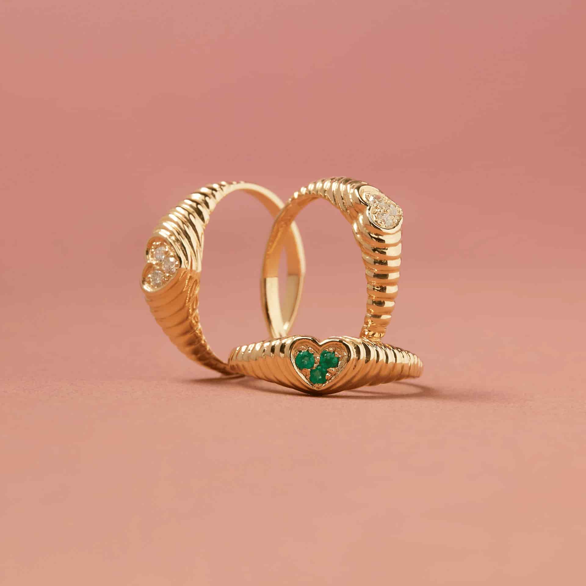 Anillo Twisted heart - miniatura 1
