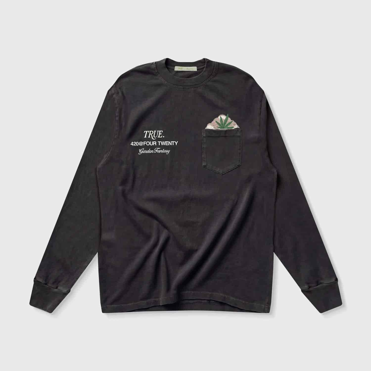 Garden LS T-Shirt - Black - miniatura 7