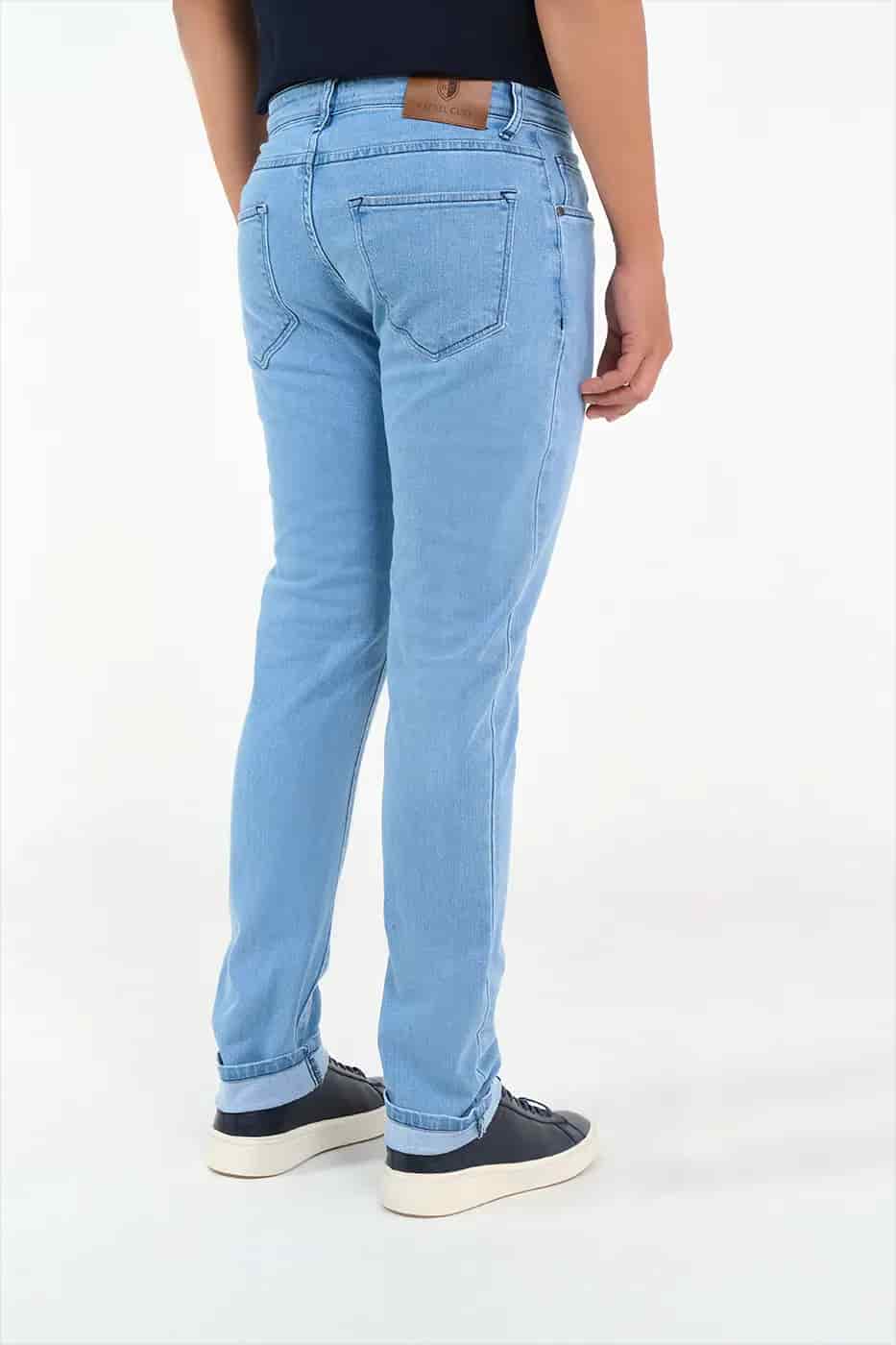 Jean Slim Fit Denim indigo Claro - miniatura 2