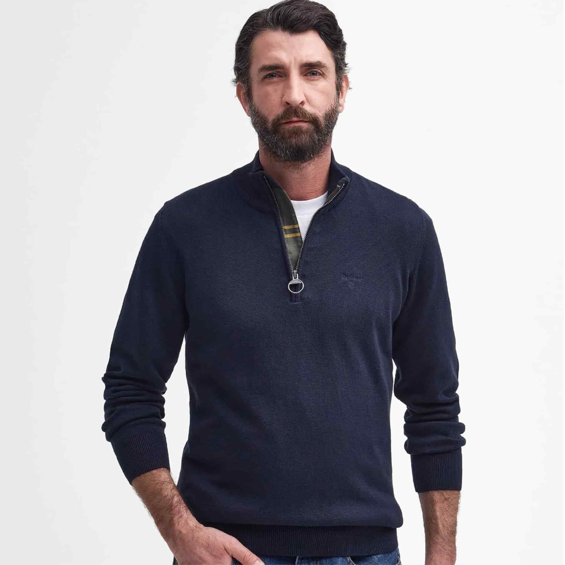 Cotton Half Zip Jumper - miniatura 5