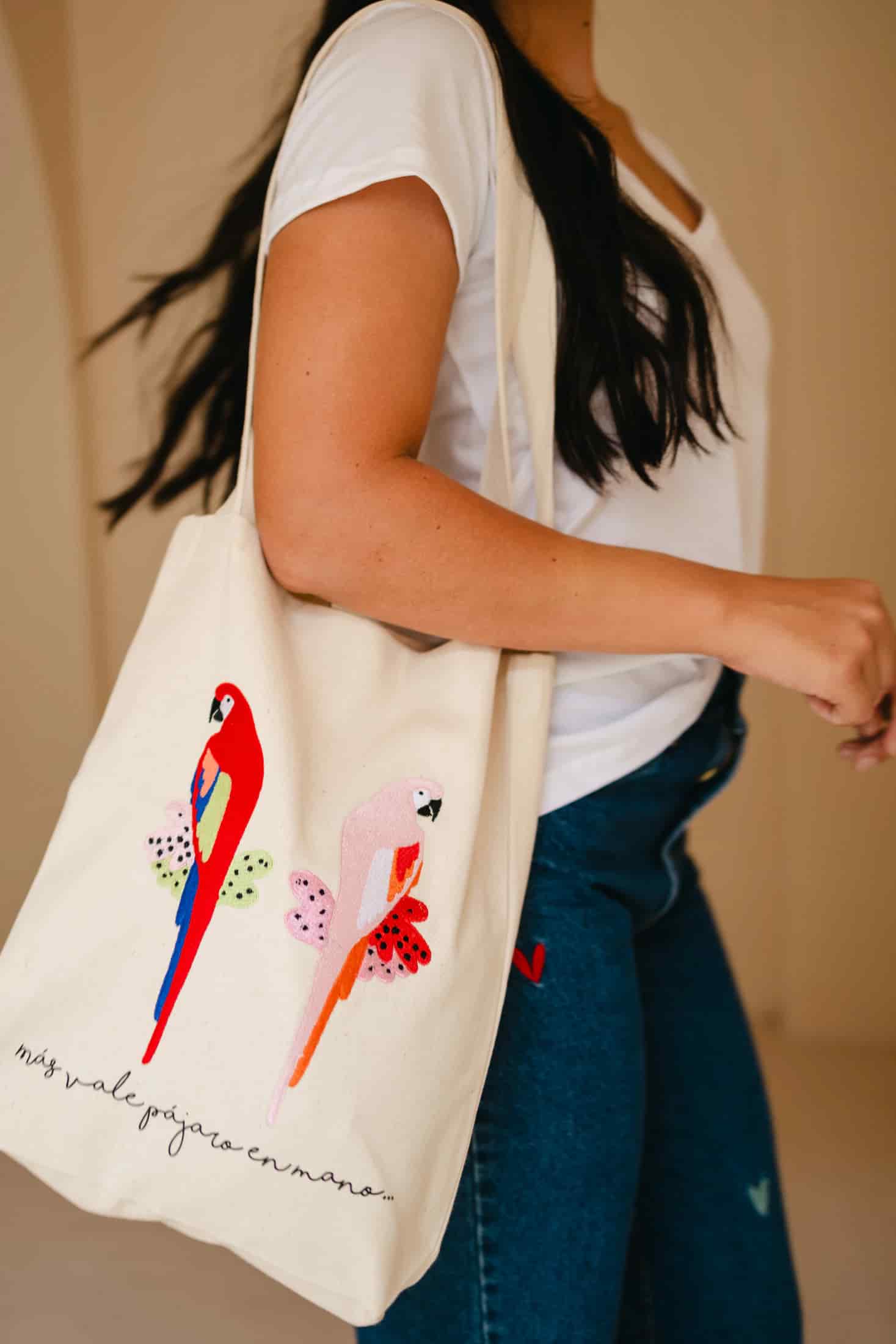 Más Vale Pajaro En Mano Tote Bag - miniatura 3