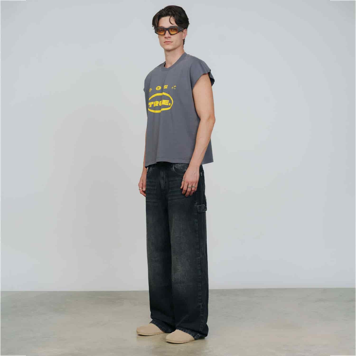 Intuition Sleeveless Tee - Gray - miniatura 4