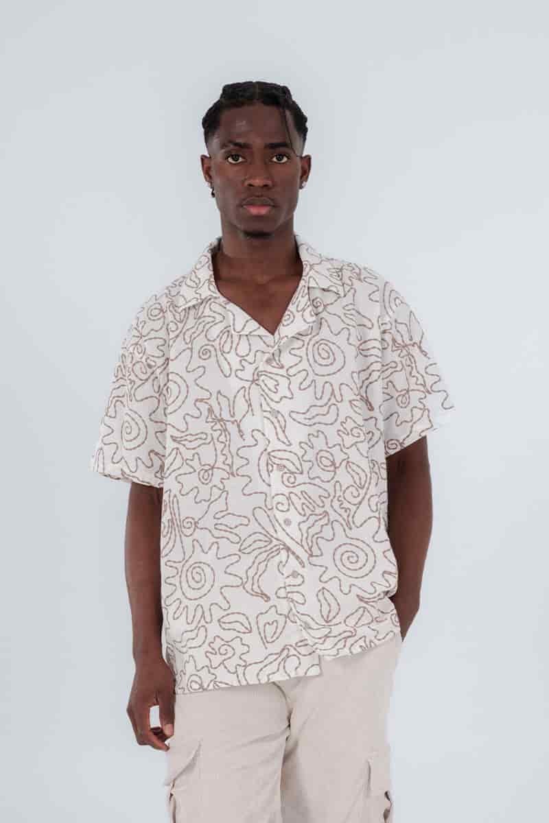 Camisa moda coral - miniatura 3