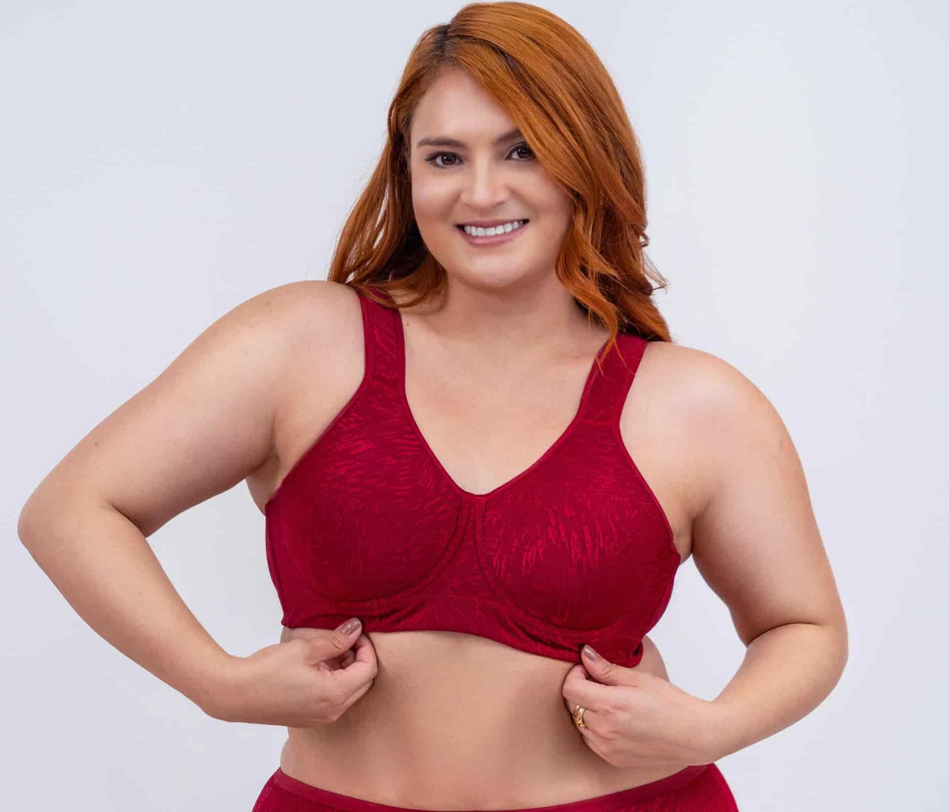 Brasier Clásico para Mujer con Realce Suave, Aro y Varilla Lateral en Lycra Jacquard - miniatura 1