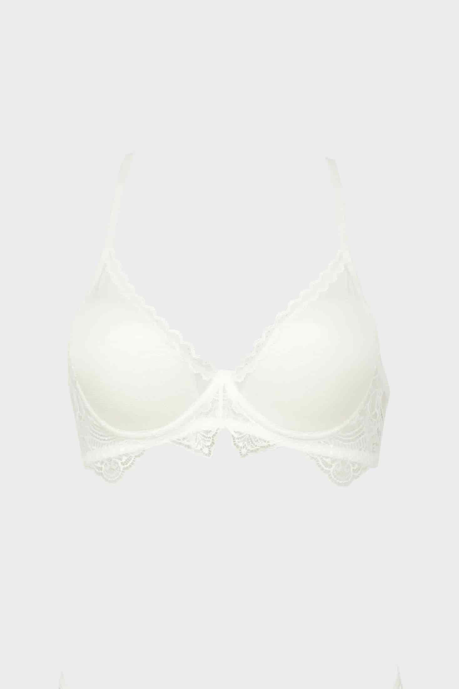 BRASIER ELLIPSE CON COPA LISA EN ESCOTE PROFUNDO BOREAL CRUDO - miniatura 4