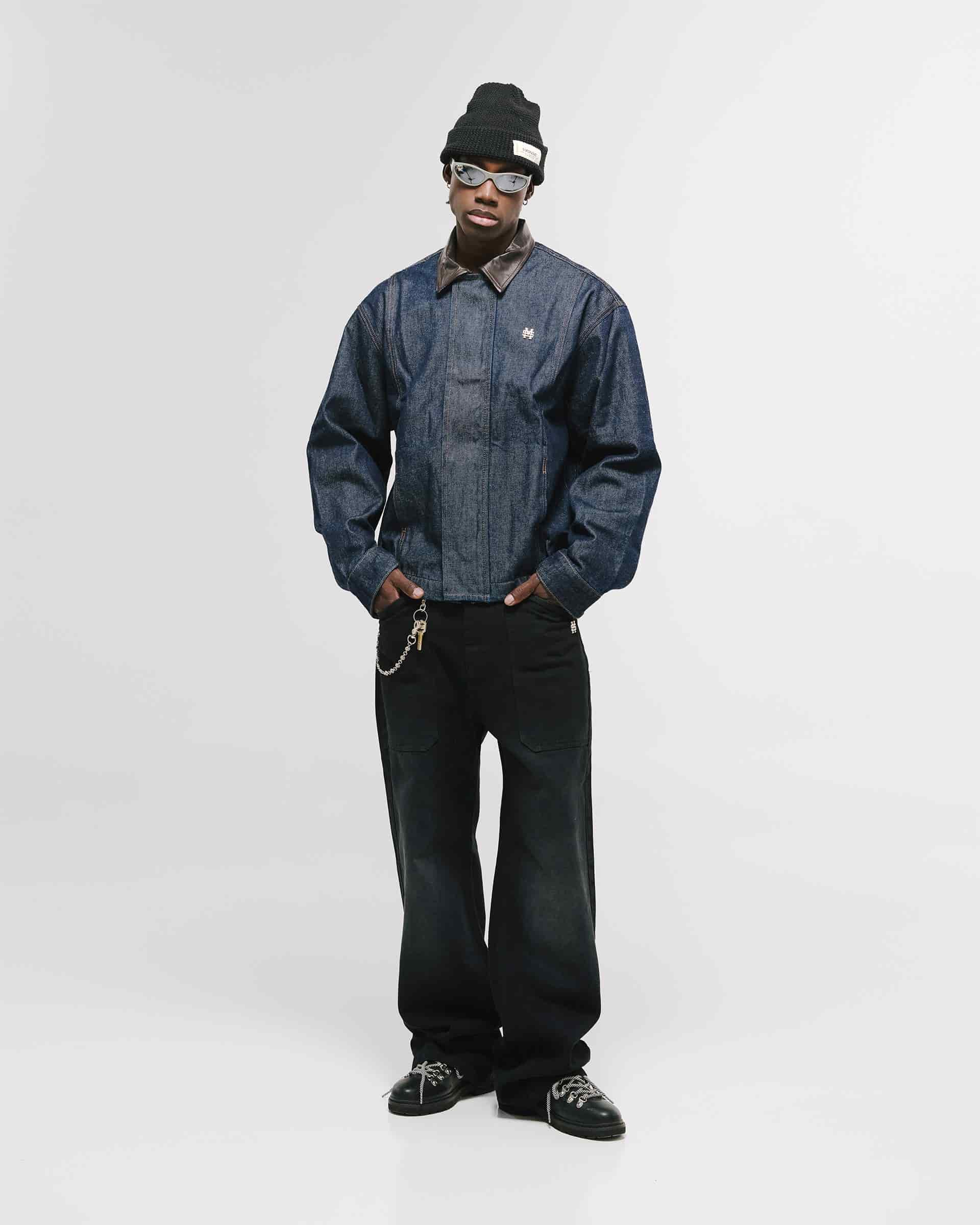 Aviator Denim Jacket - Raw - miniatura 2