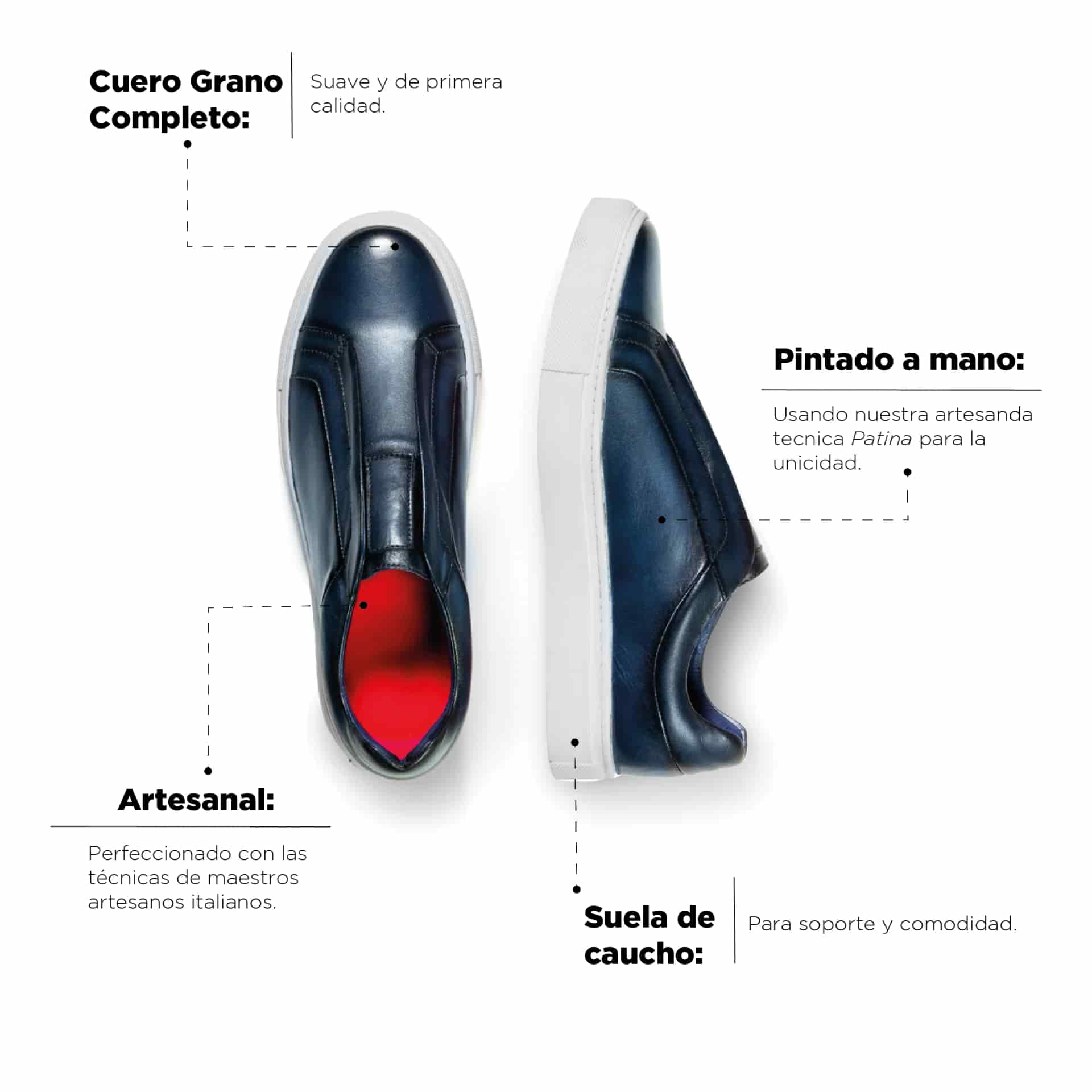 Sneaker Gino Azul - miniatura 11