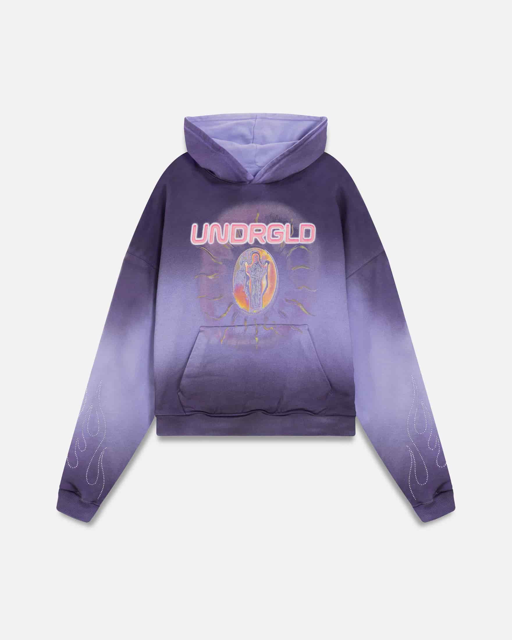 W Act 1 Radiant Boxy Fit Hoodie Faded Purple - miniatura 1