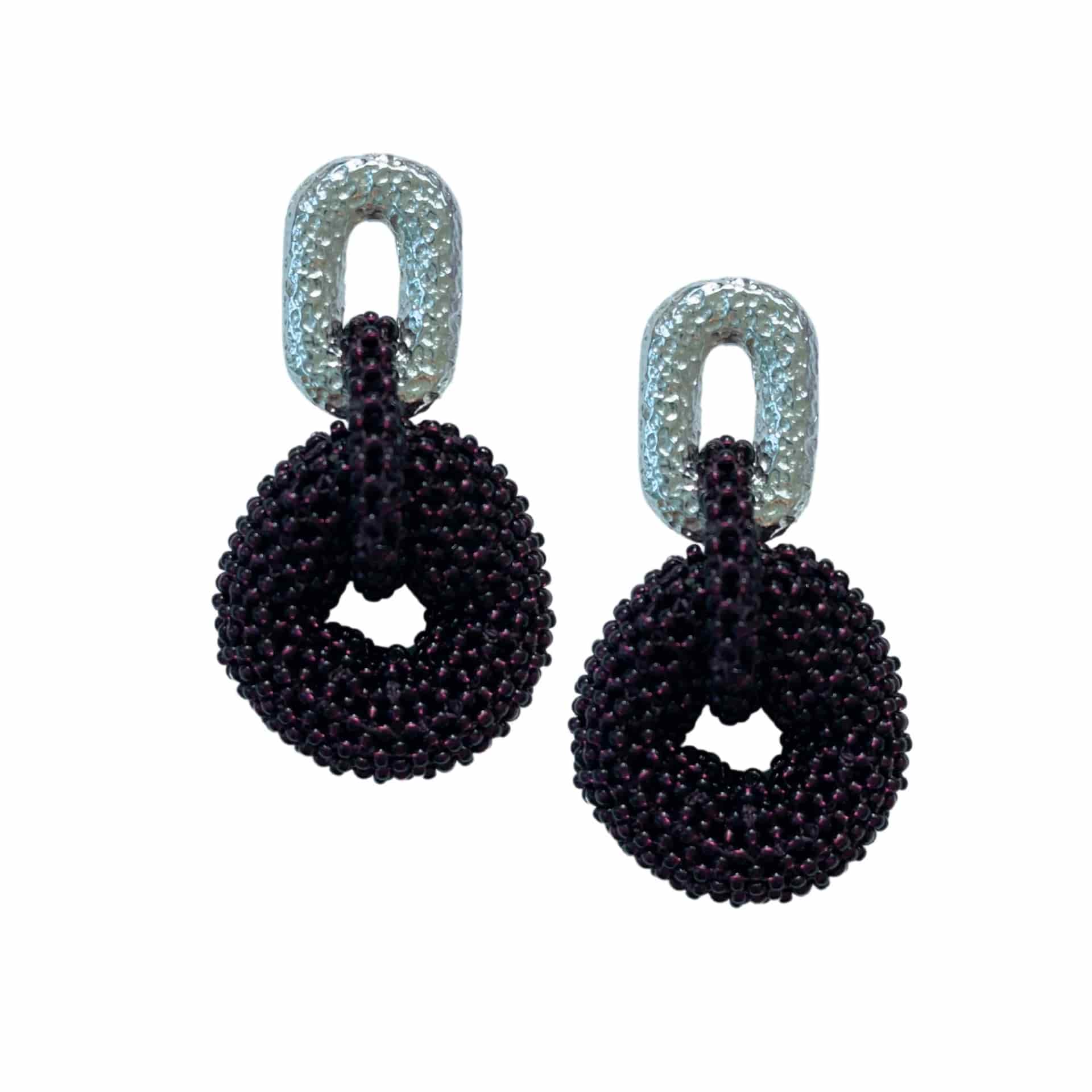 Linked Donuts Earrings - miniatura 12