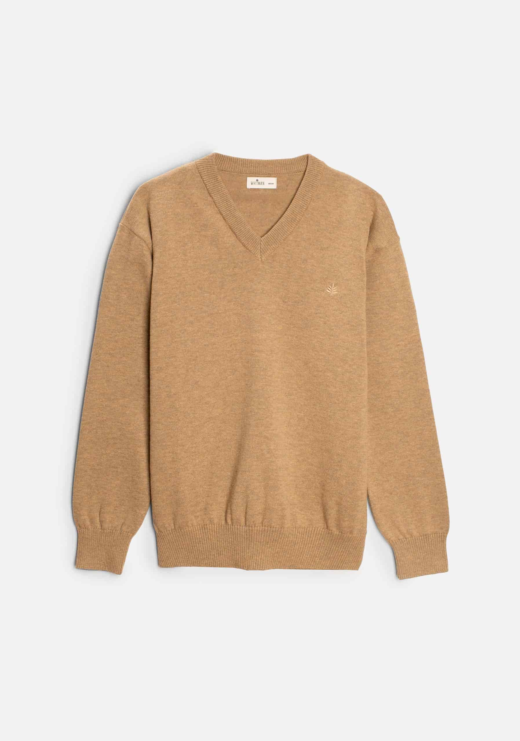 Saco H Newark Cuello V Beige - miniatura 1