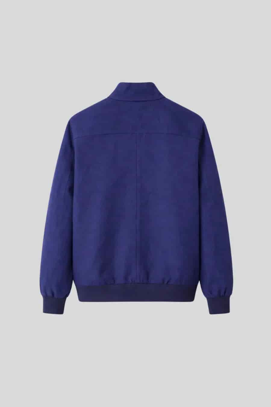 Men's linen bomber gennaro marine - miniatura 2
