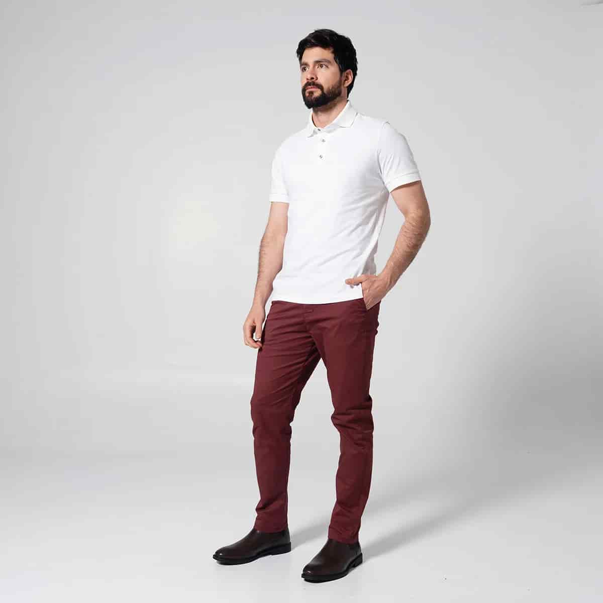 Pantalon Dril Slim Poly - miniatura 1