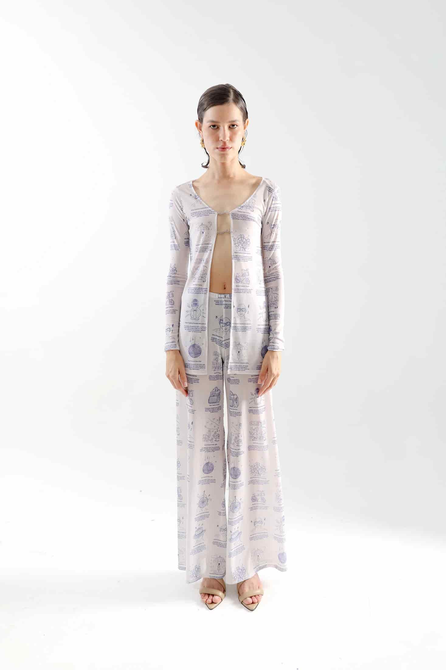 'Patents' Mesh Pants - miniatura 2