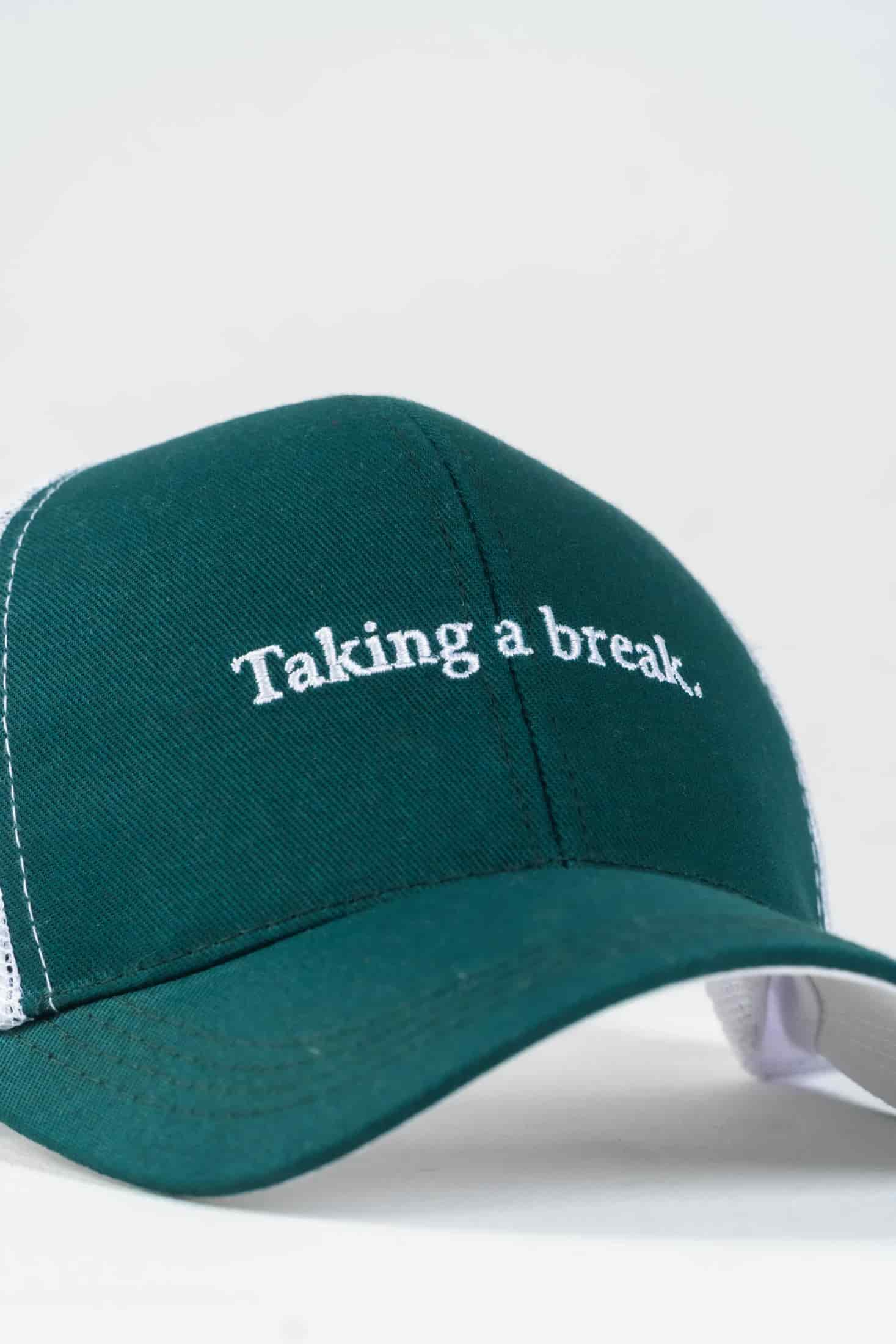 Gorra Bordado Algodón Verde Botella - miniatura 6