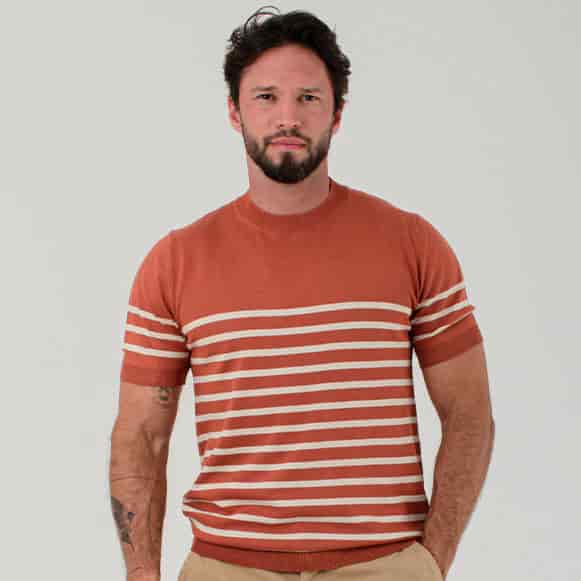 T-SHIRT MODA TEJIDO HOMBRE - miniatura 2