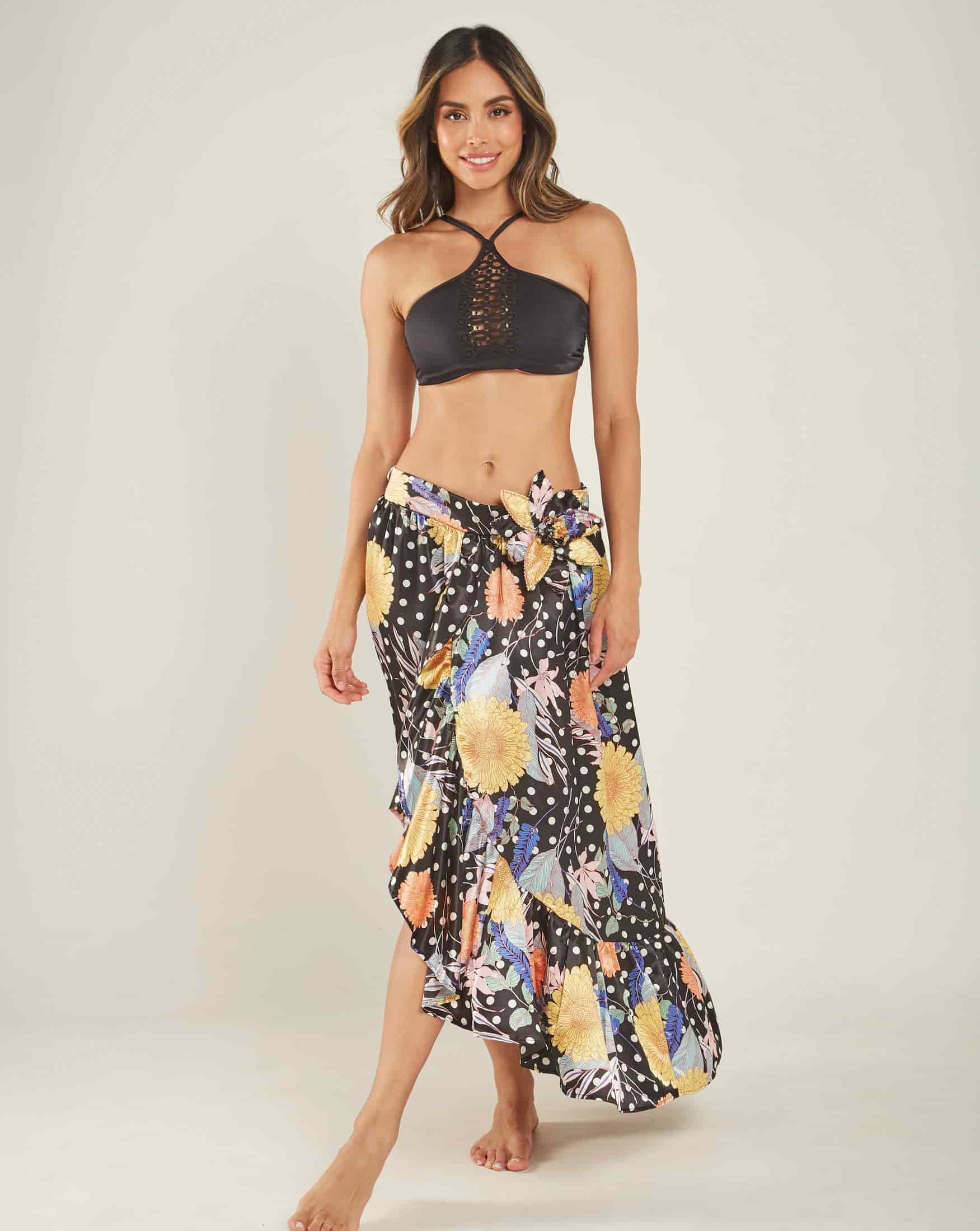 Flamenco Falda Coverup - miniatura 1