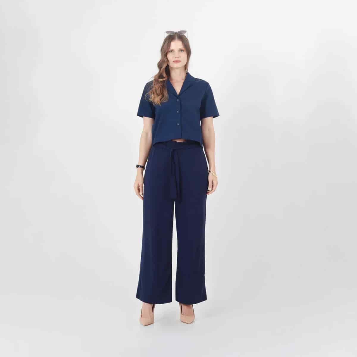 Pantalon Tiro Alto Bota Flare - miniatura 1